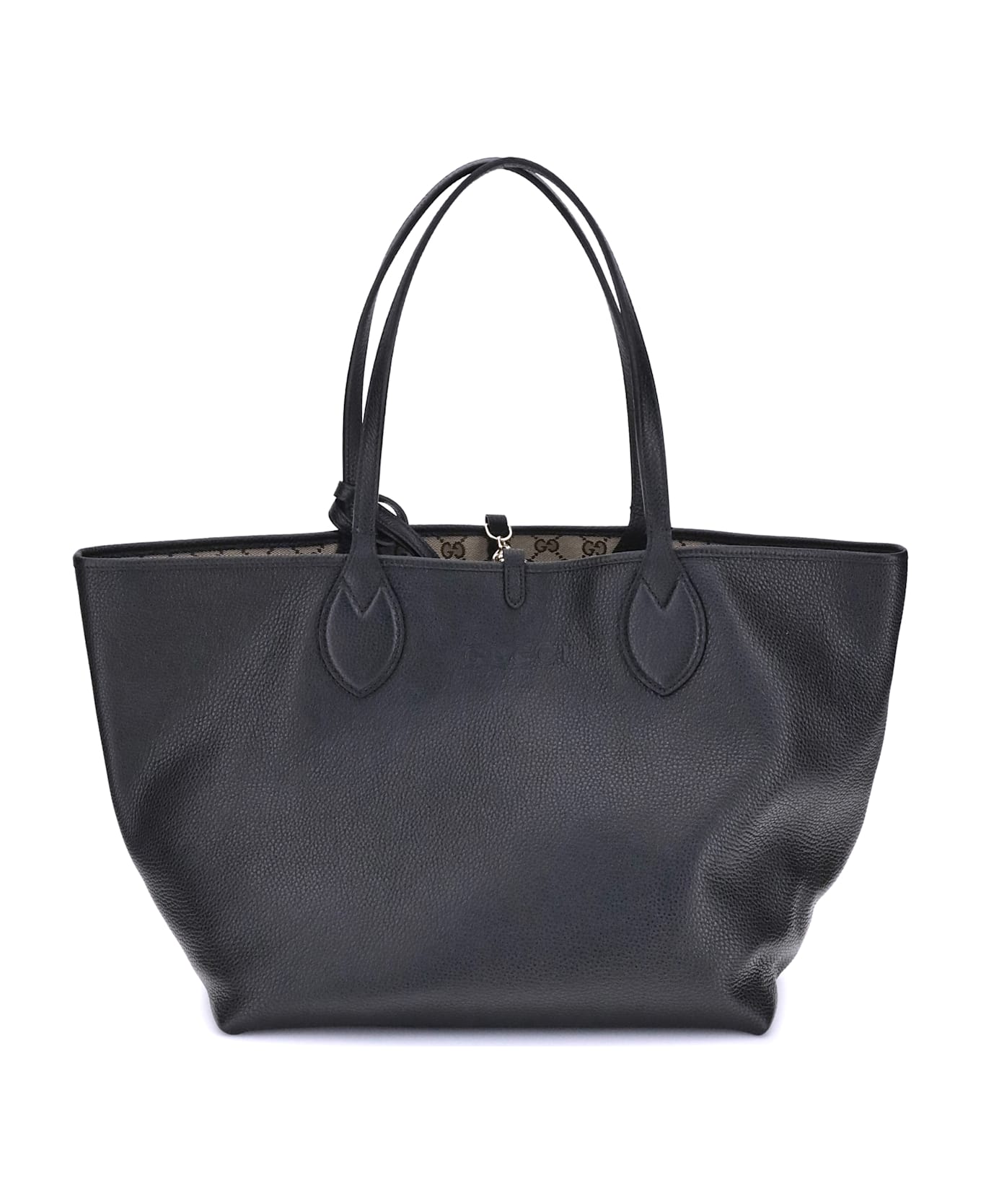 Gucci Totissima Tote Bag - Black Beige Ebony