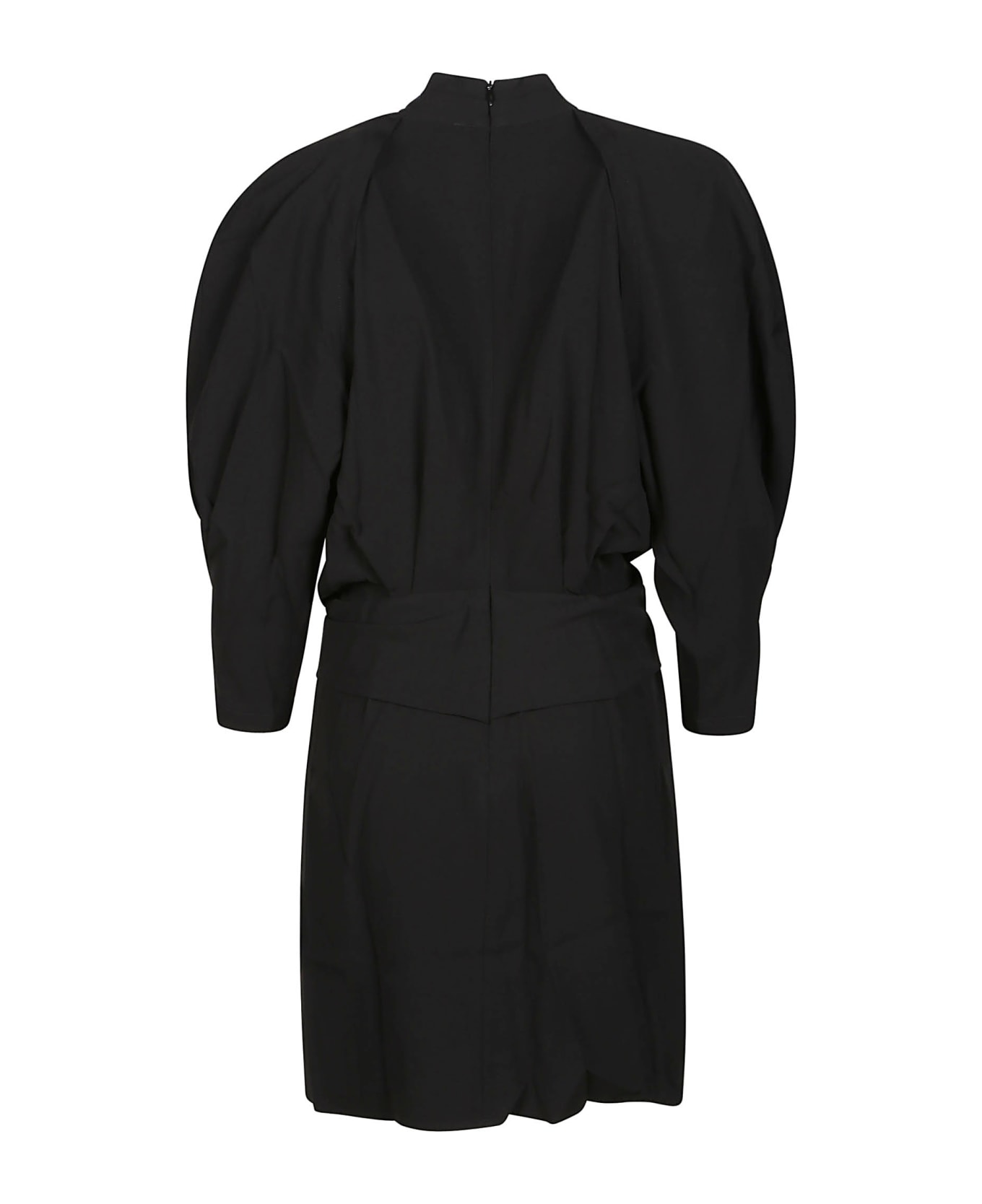 IRO Katie V-neck Cut-out Mini Dress - Black ワンピース＆ドレス