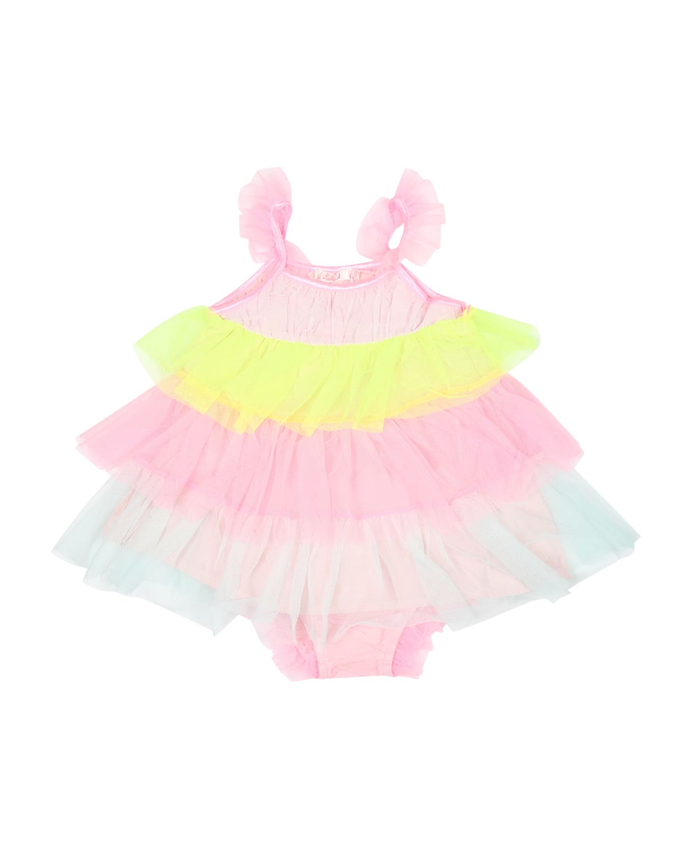 Billieblush Multicolor Elegant Dress For Baby Girl - Multicolor