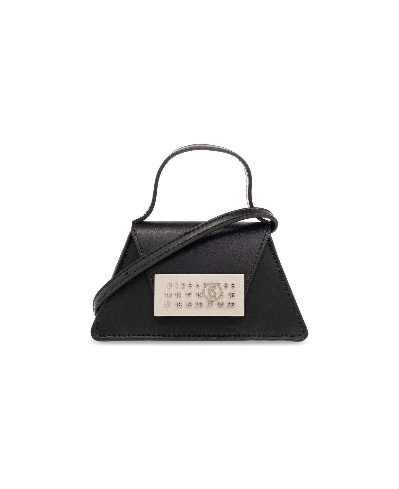 MM6 Maison Margiela Numeric Mini Top Handle Bag - Black トートバッグ