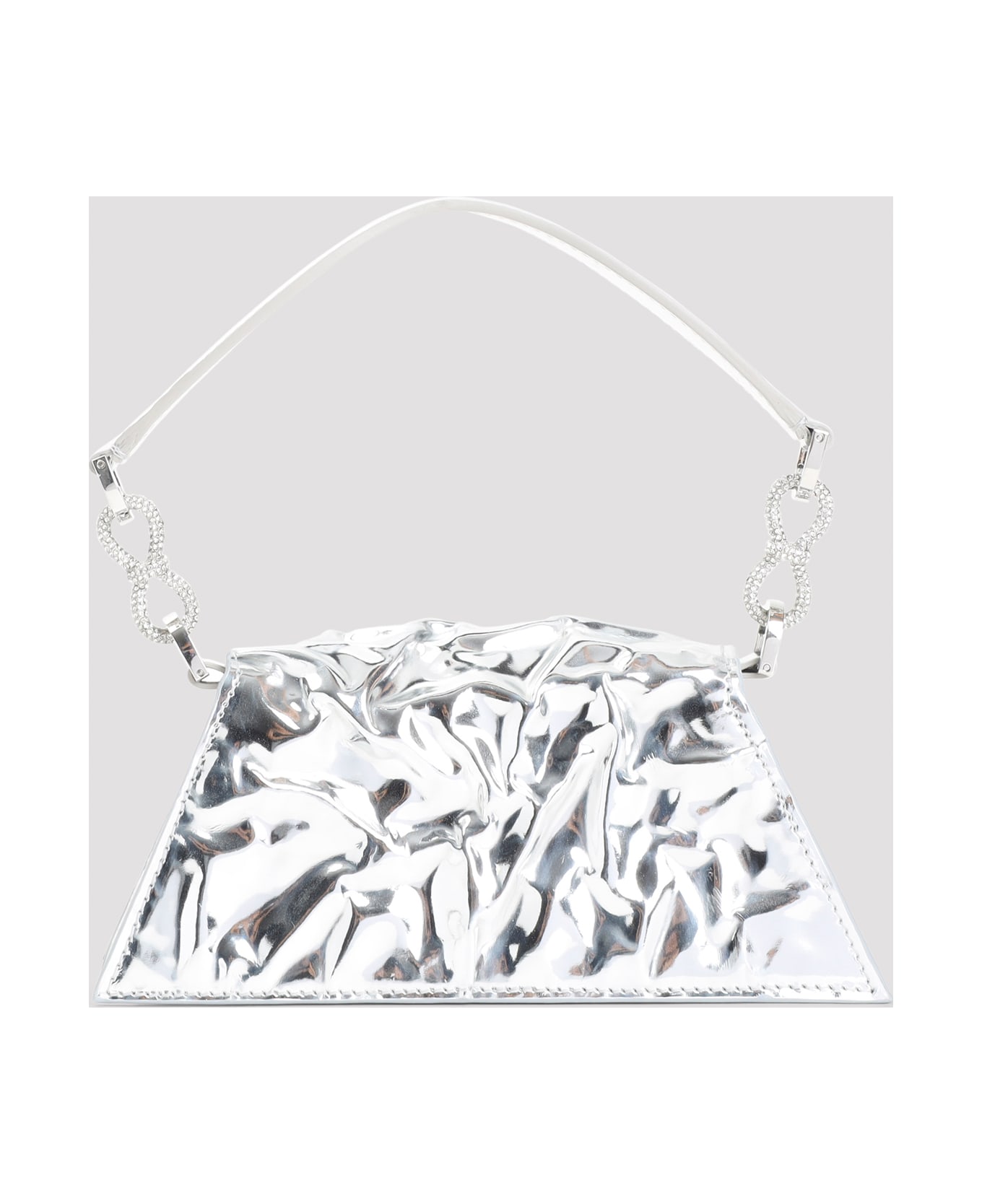 Mach 
Mach Double Bow Samantha Shoulder Bag - Silver