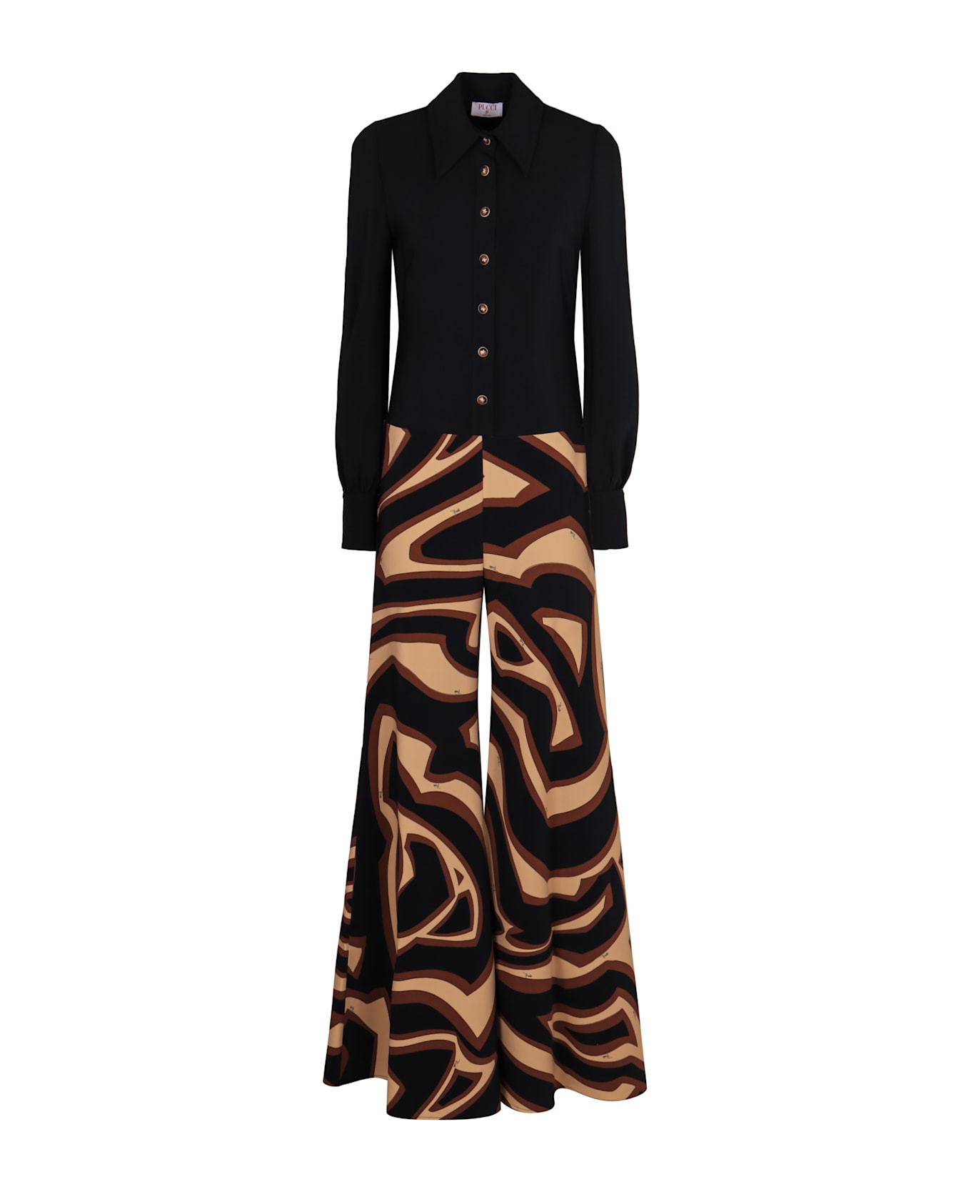 Pucci Tuta In Viscosa In Inglese è "suit In Viscose". - Multicolor