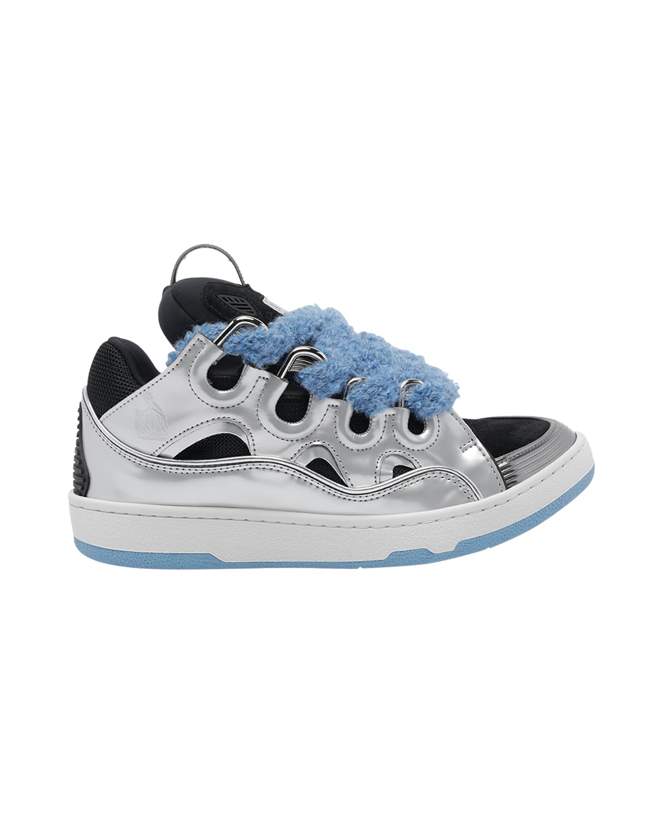 Lanvin Curb Sneakers - Silver