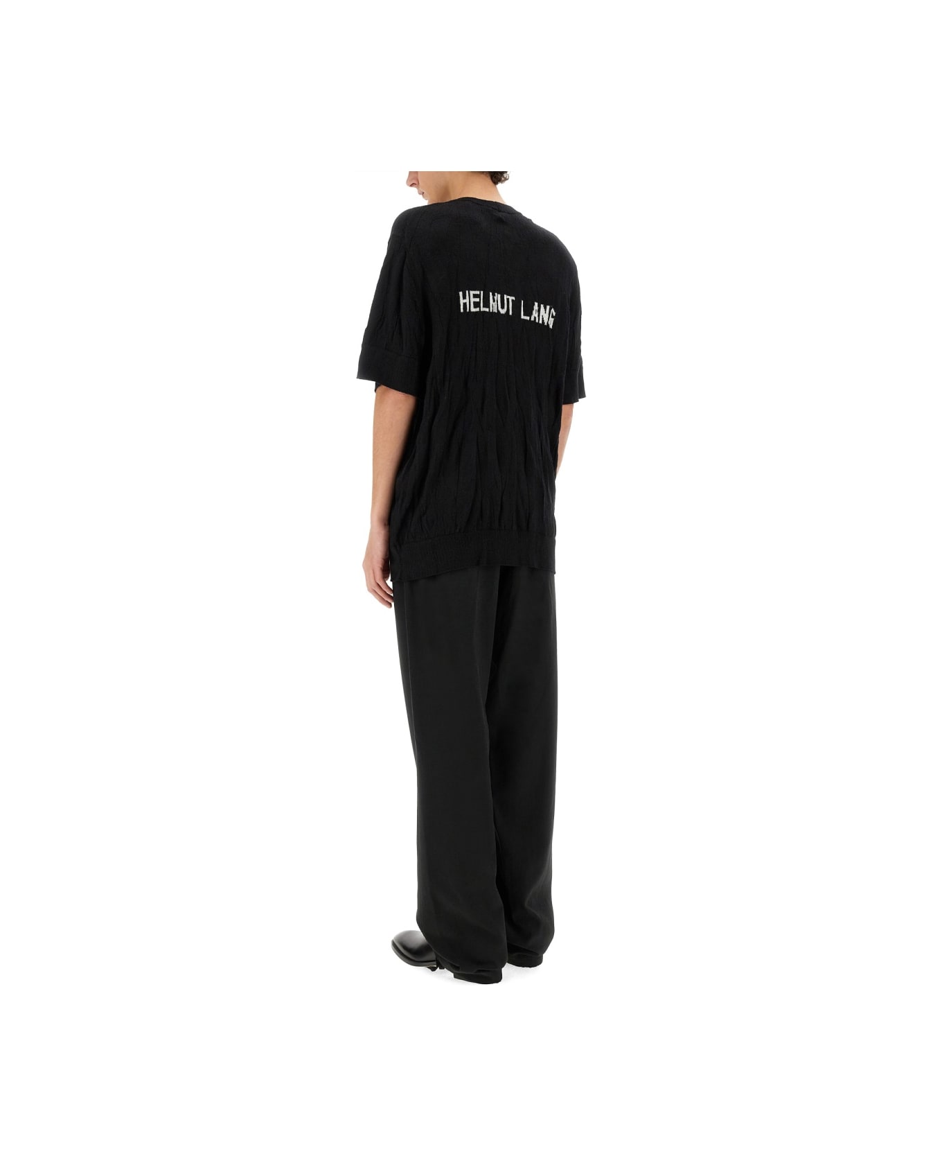 Helmut Lang Crushed Shirt - BLACK シャツ