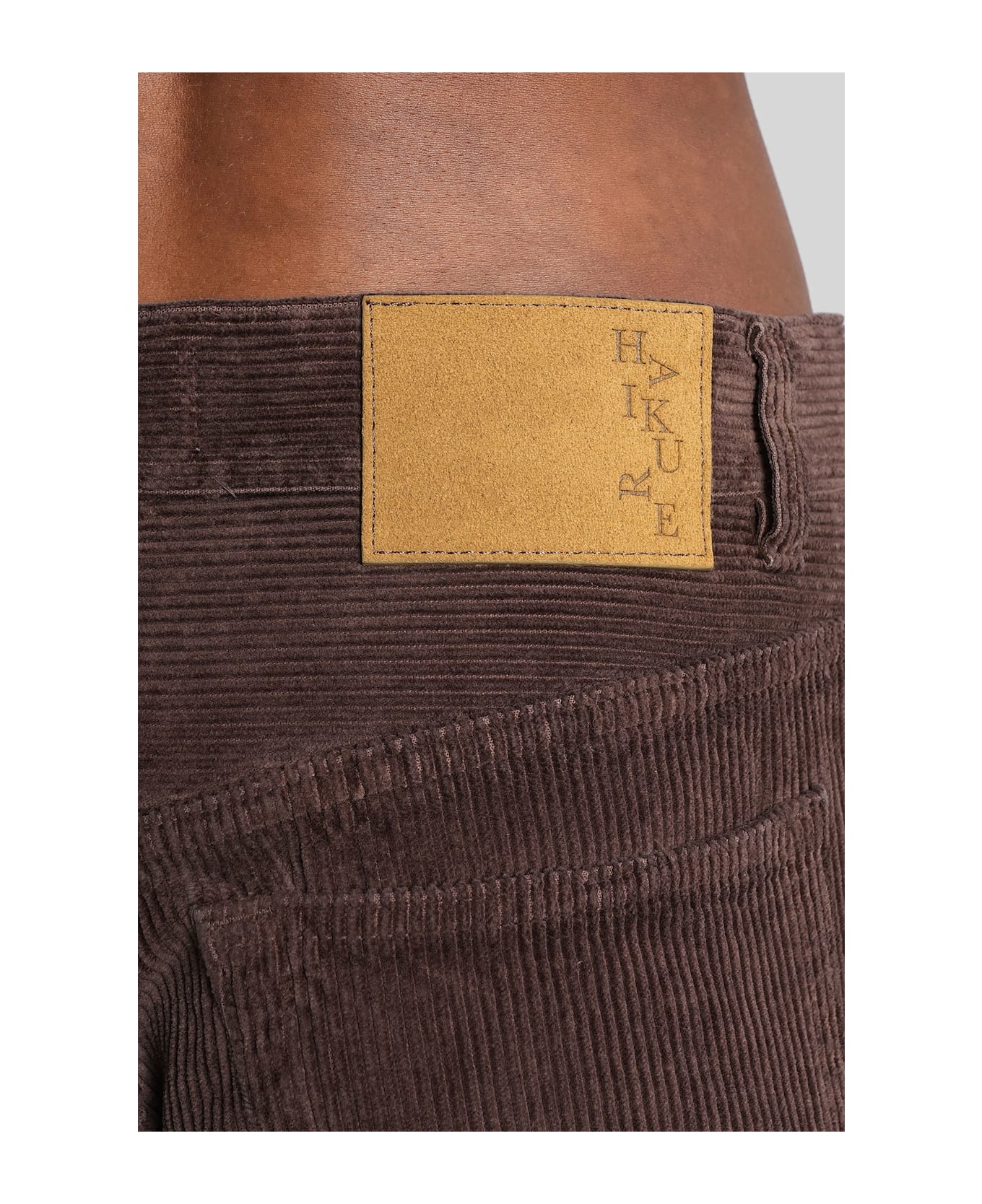 Haikure Bonnie Pants In Brown Cotton - brown