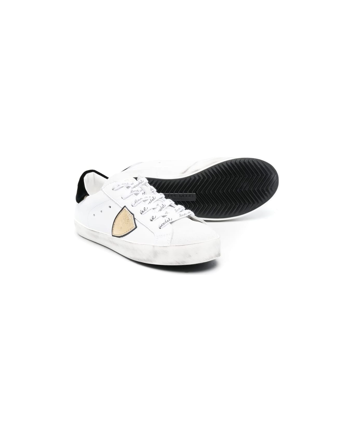 Philippe Model Sneakers With Print - White