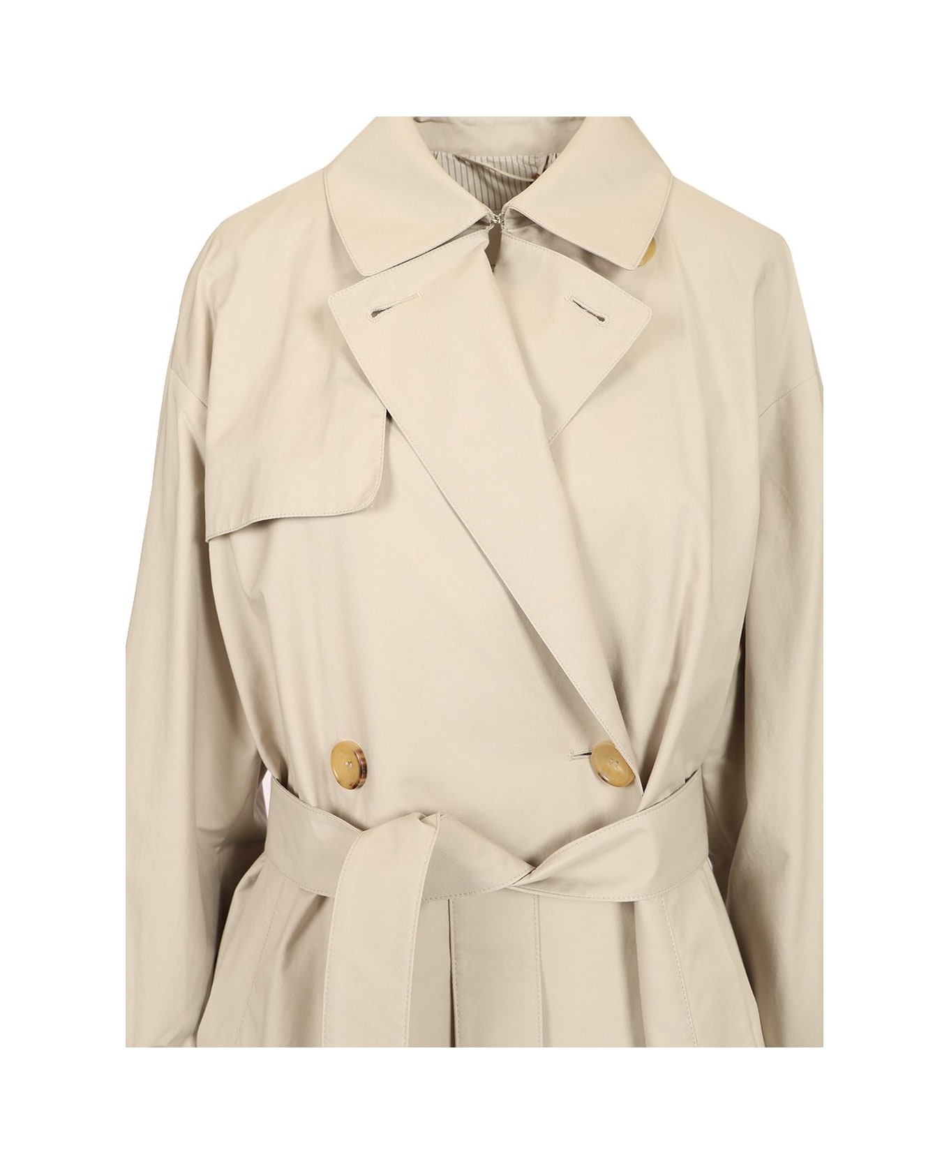 Max Mara The Cube Trench Doppiopetto - White