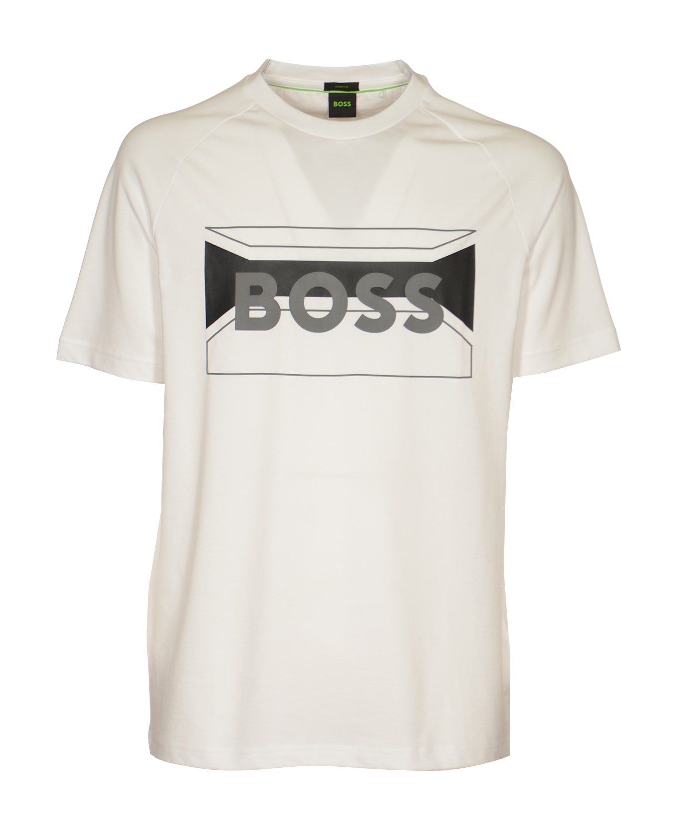 Hugo Boss Logo Round Neck T-shirt - White