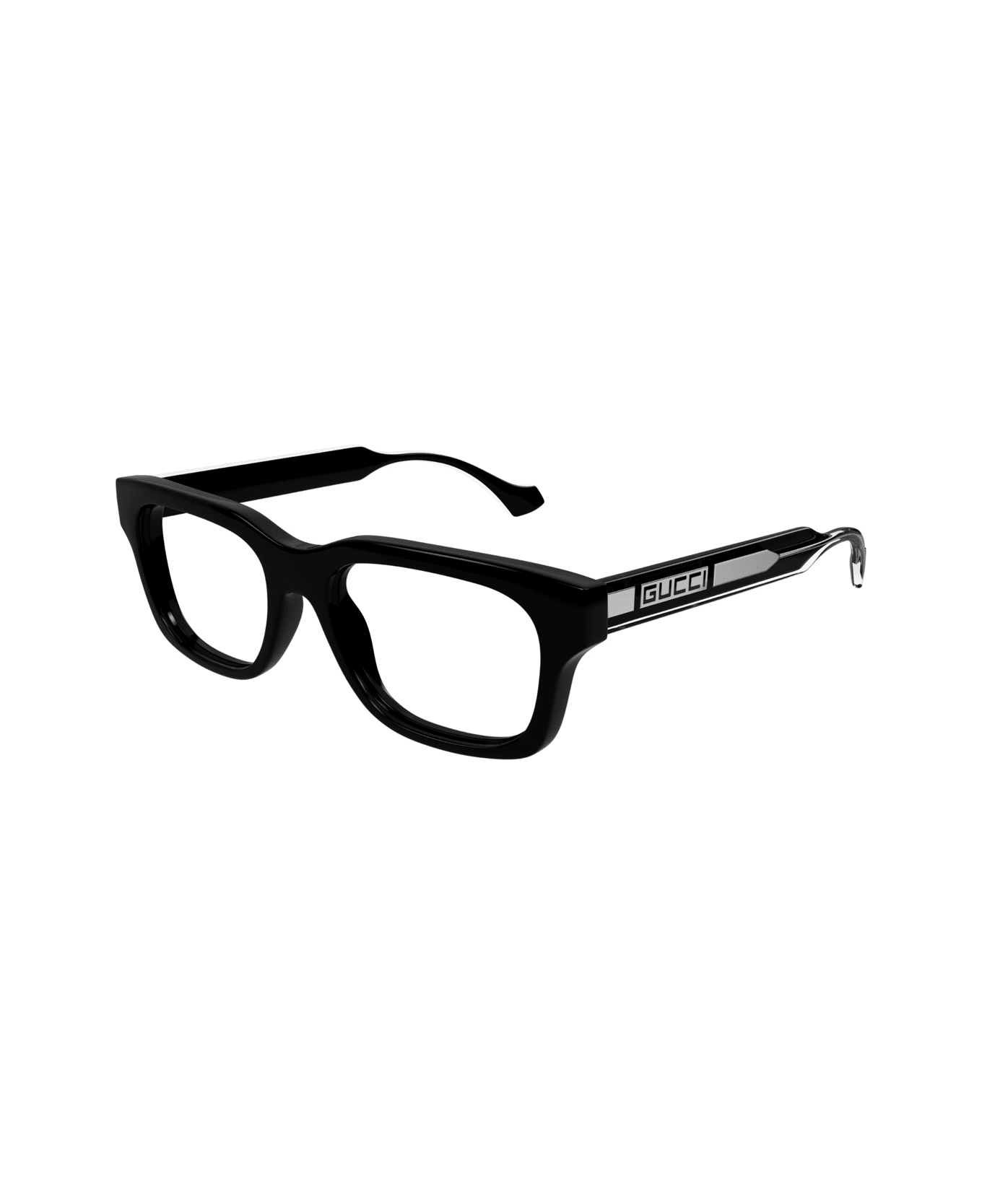 Gucci Eyewear Gucci Gg1731o Linea Lettering 001 Black Glasses - Nero