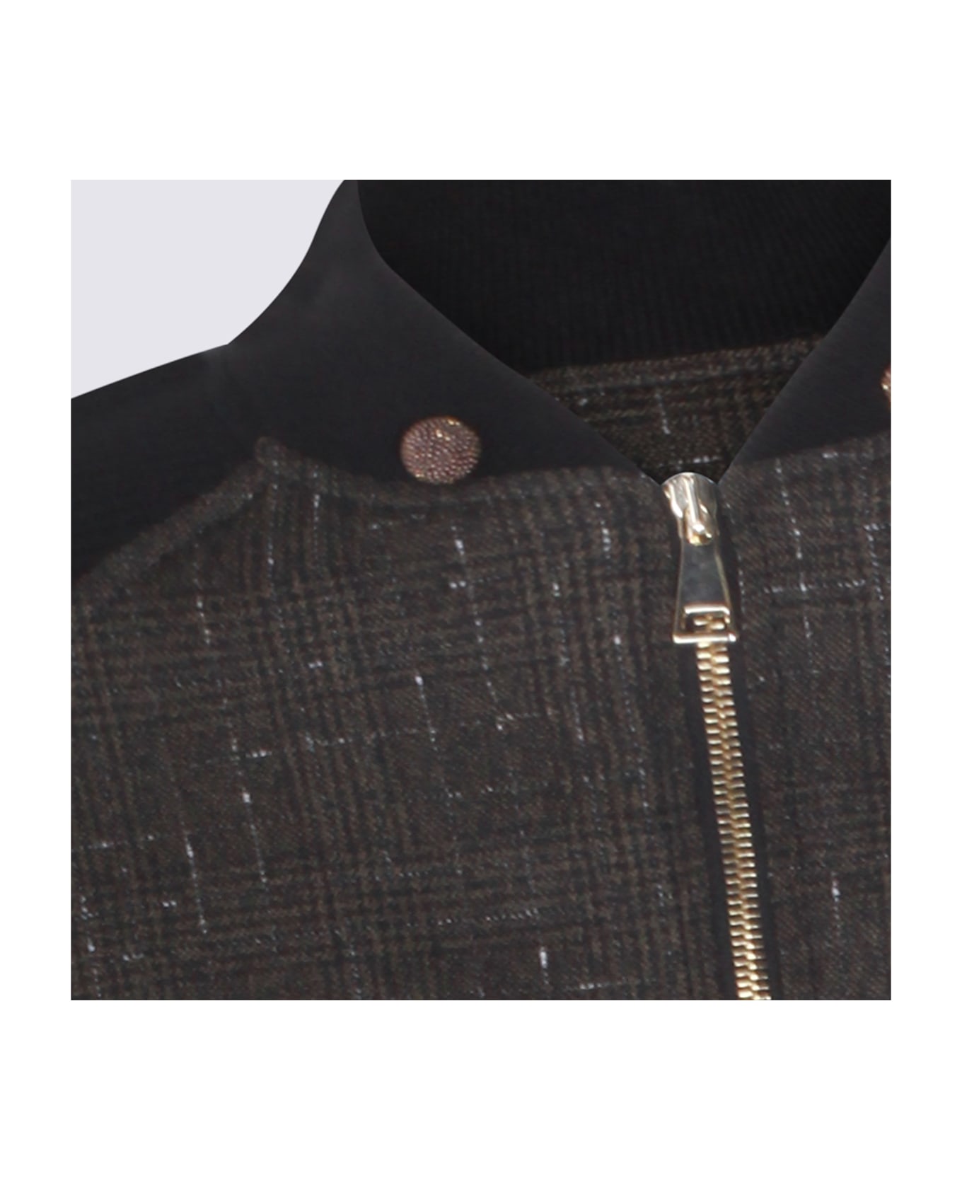 Fabiana Filippi Black Wool Casual Jacket