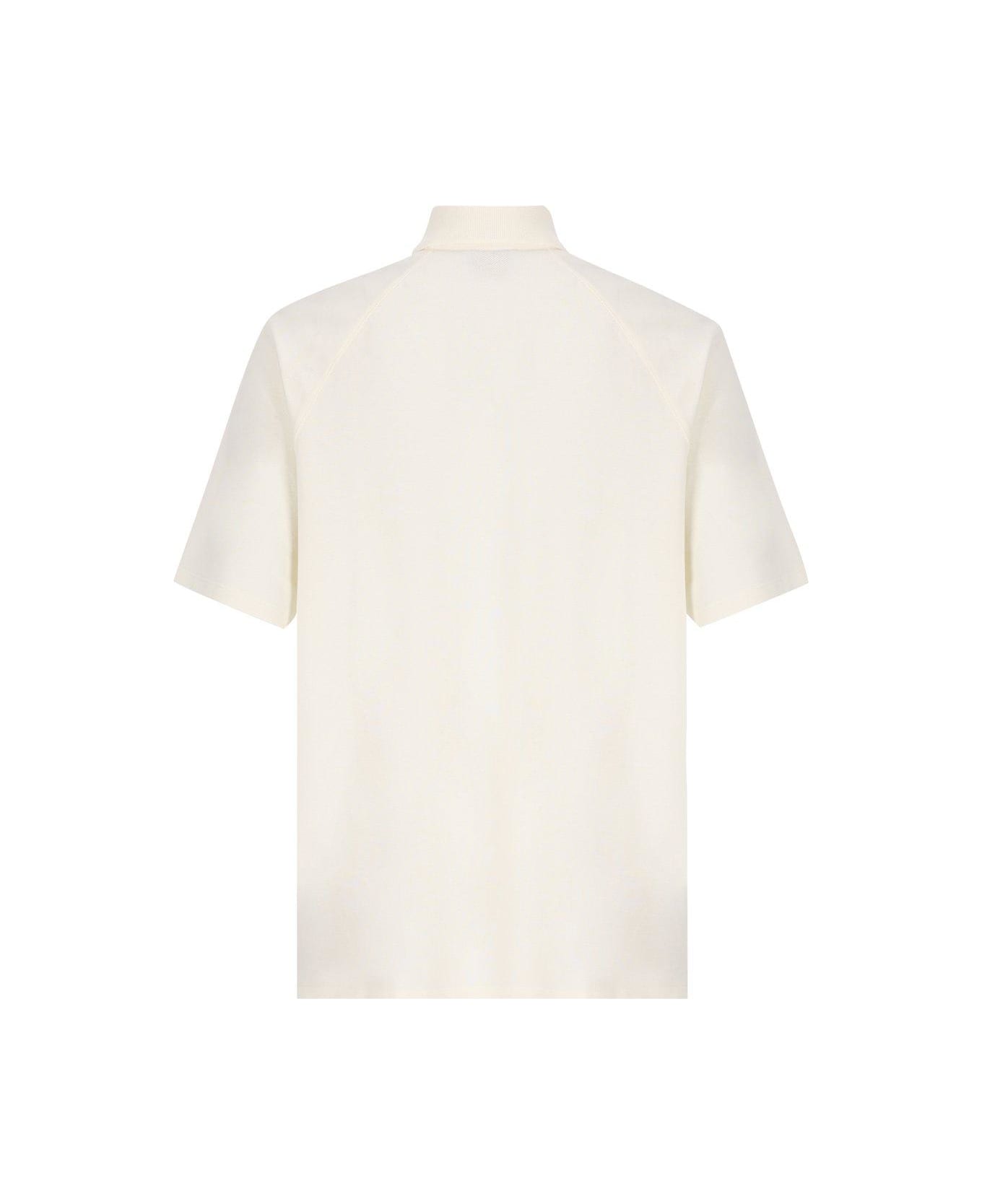 Gucci Logo Patch Short-sleeved Polo Shirt