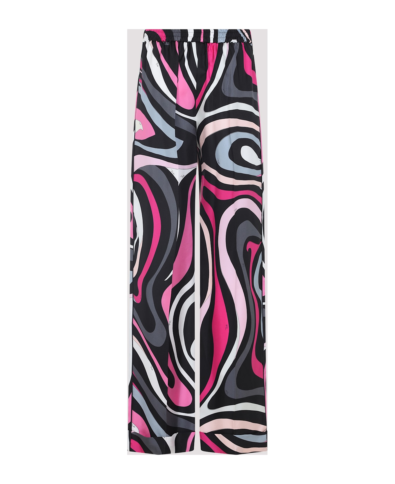 Pucci Marmo Pants - Nero Fuxia