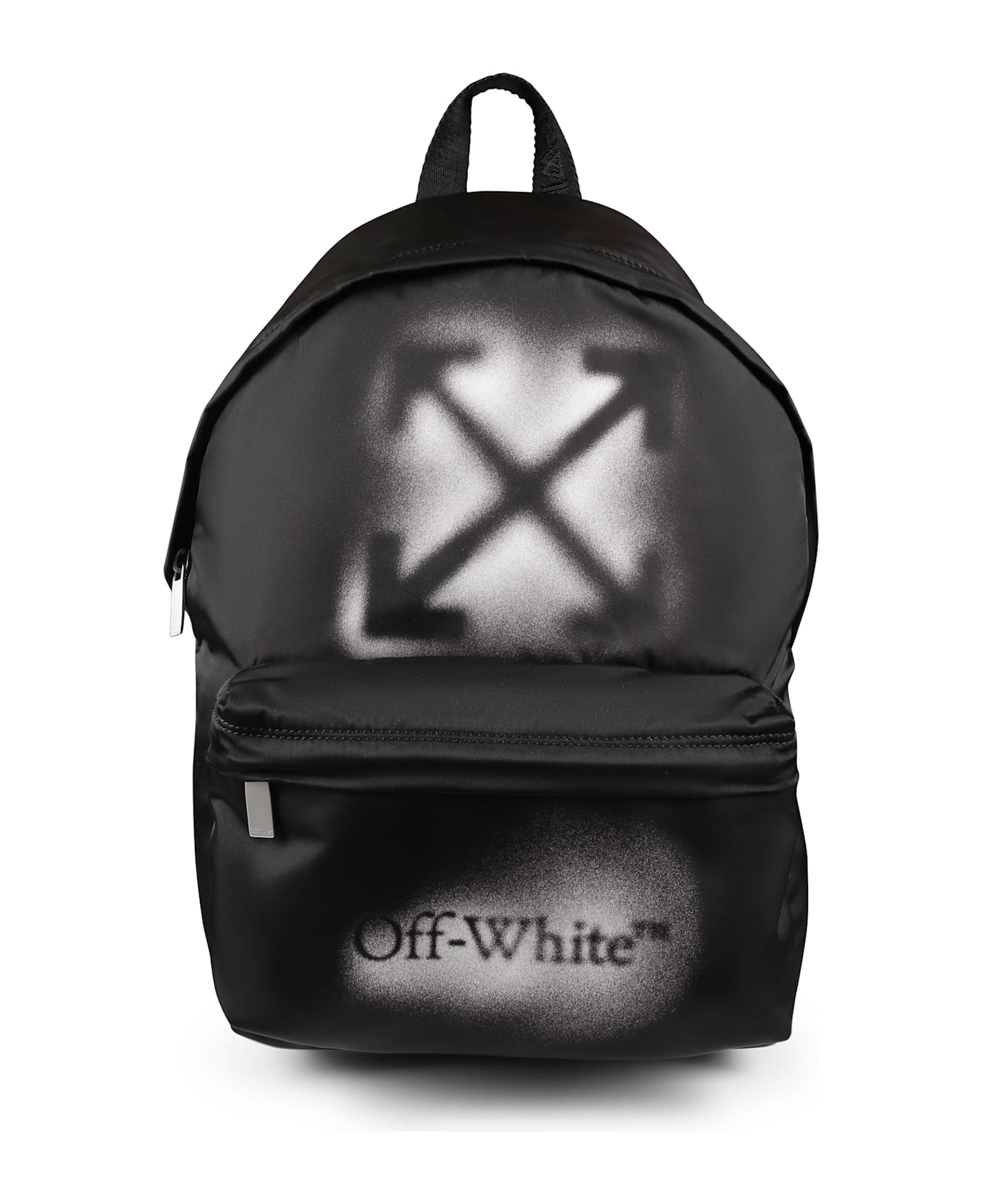 Off-White Black Backpack For Boy With Arrows - Black