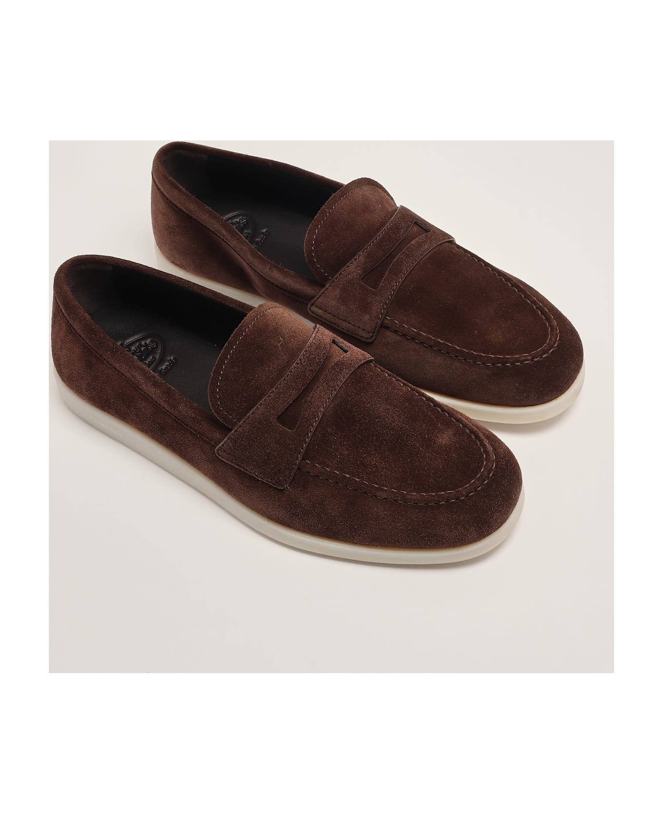 Church
s Portsmouth Soft Suede Loafers - TESTA DI MORO