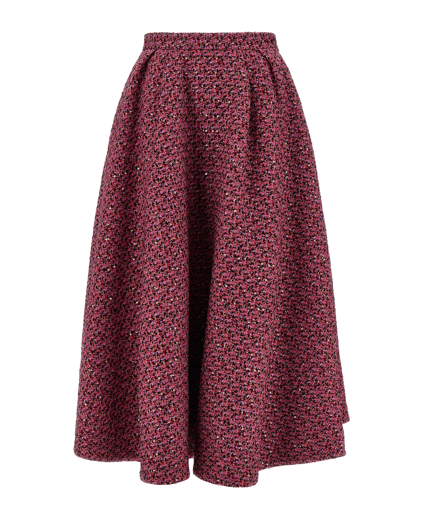 Alessandra Rich Tweed Skirt - Pink