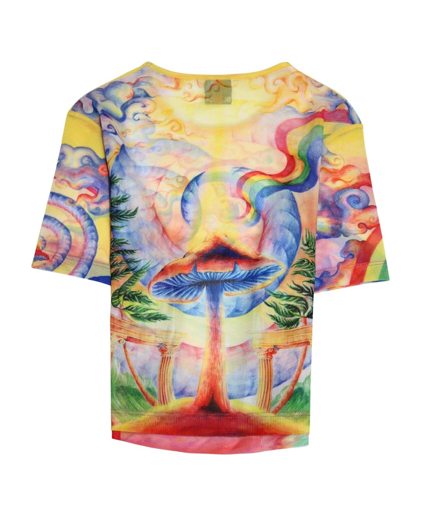 Casablanca Stretch Mesh Print T-shirt - MultiColour