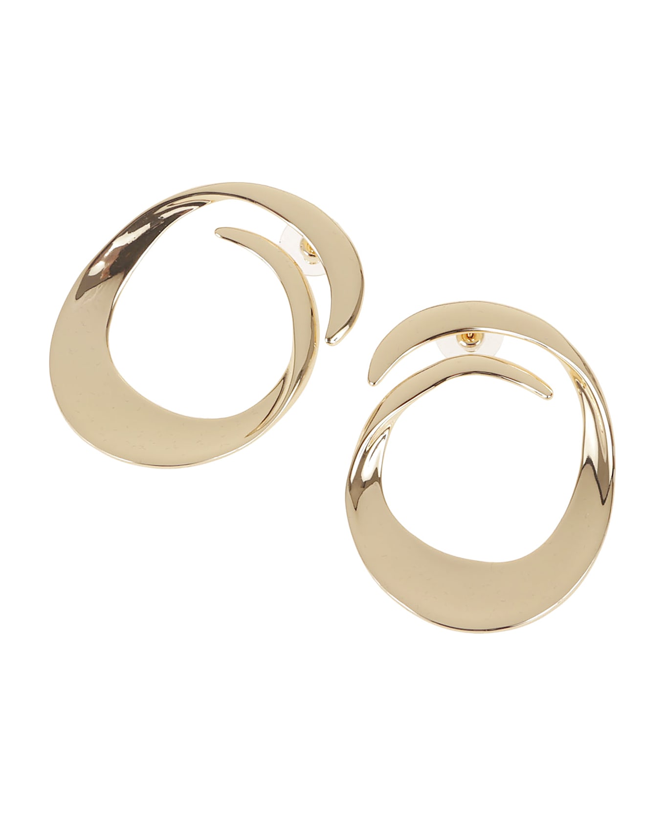 self-portrait Swirl Earrings - Gold