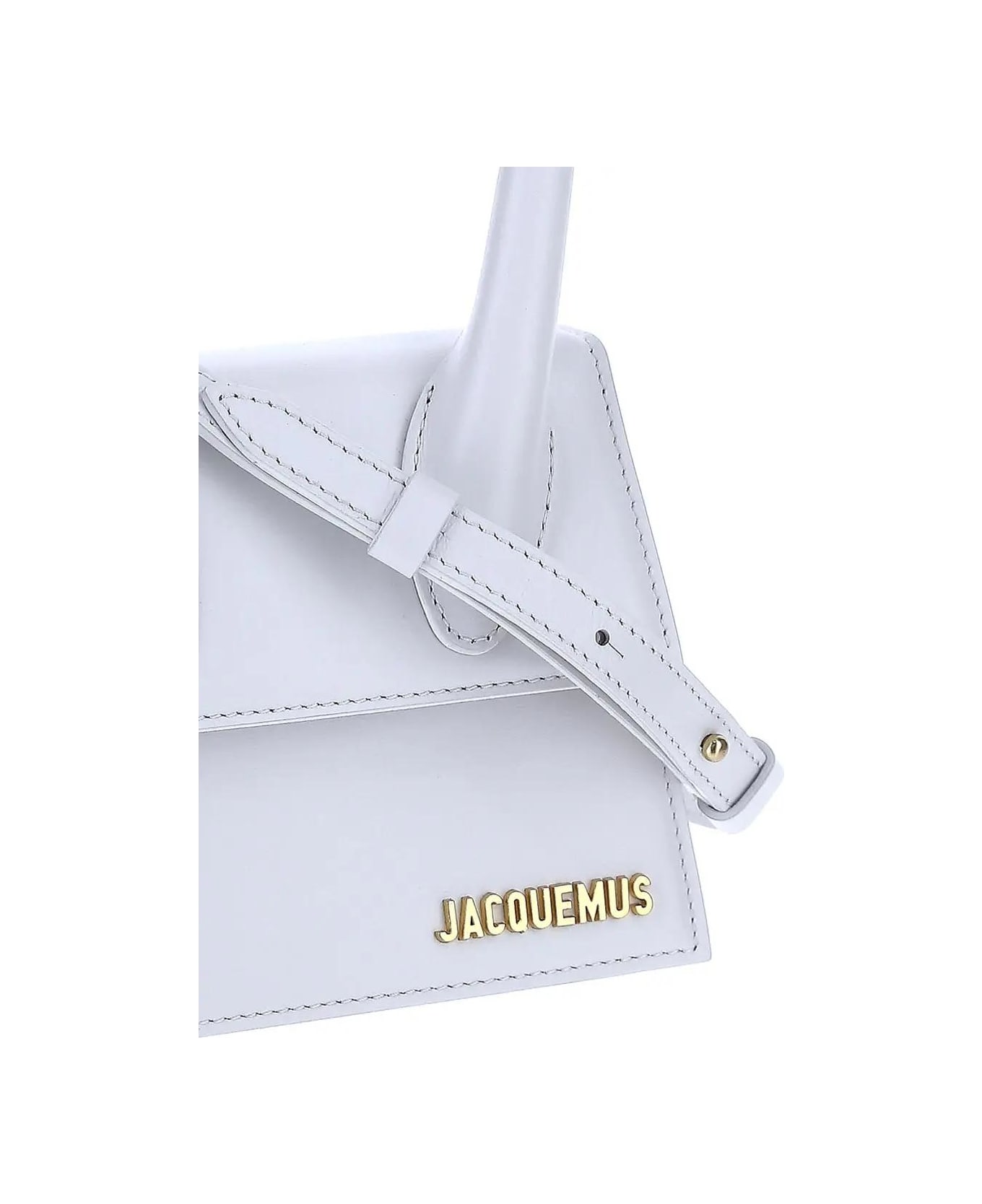 Jacquemus Le Chiquito Moyen Leather Bag - White