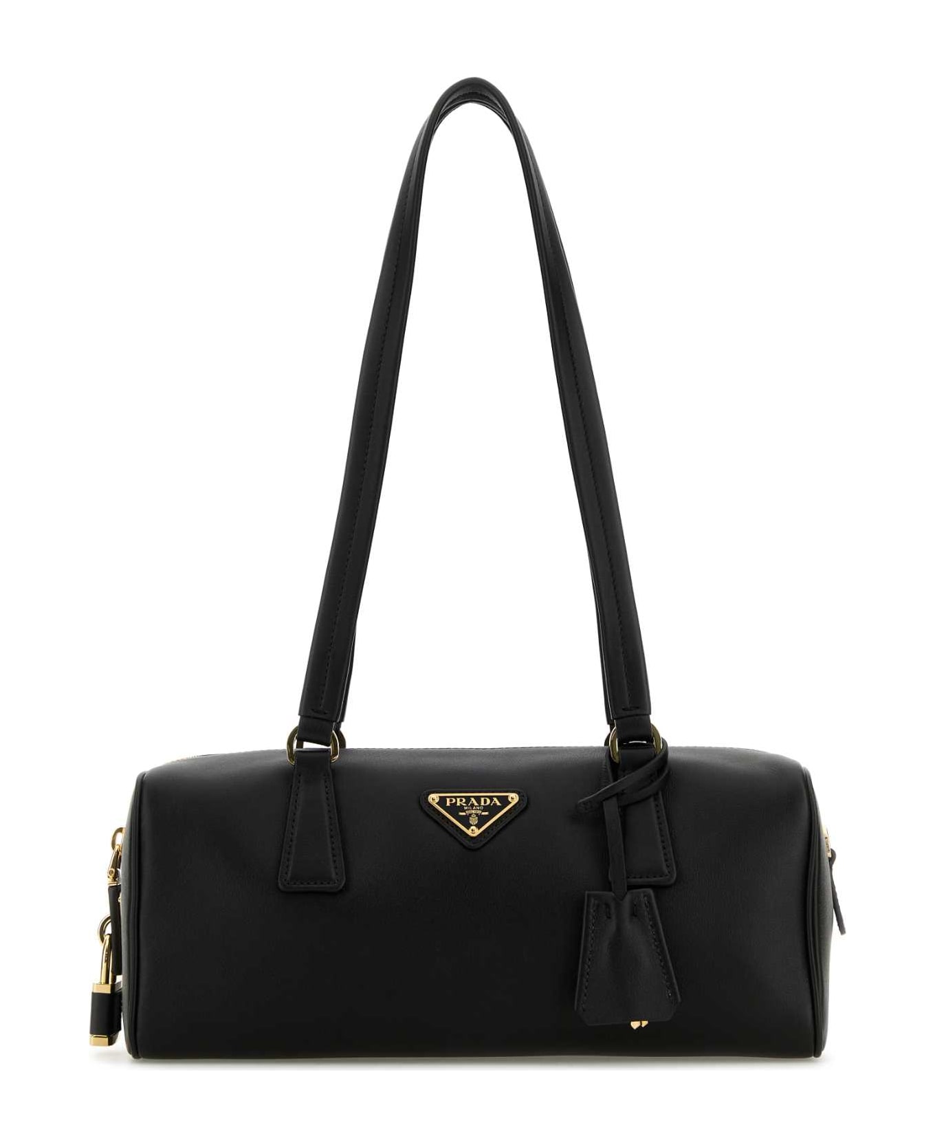 Prada Black Leather Shoulder Bag - NERO