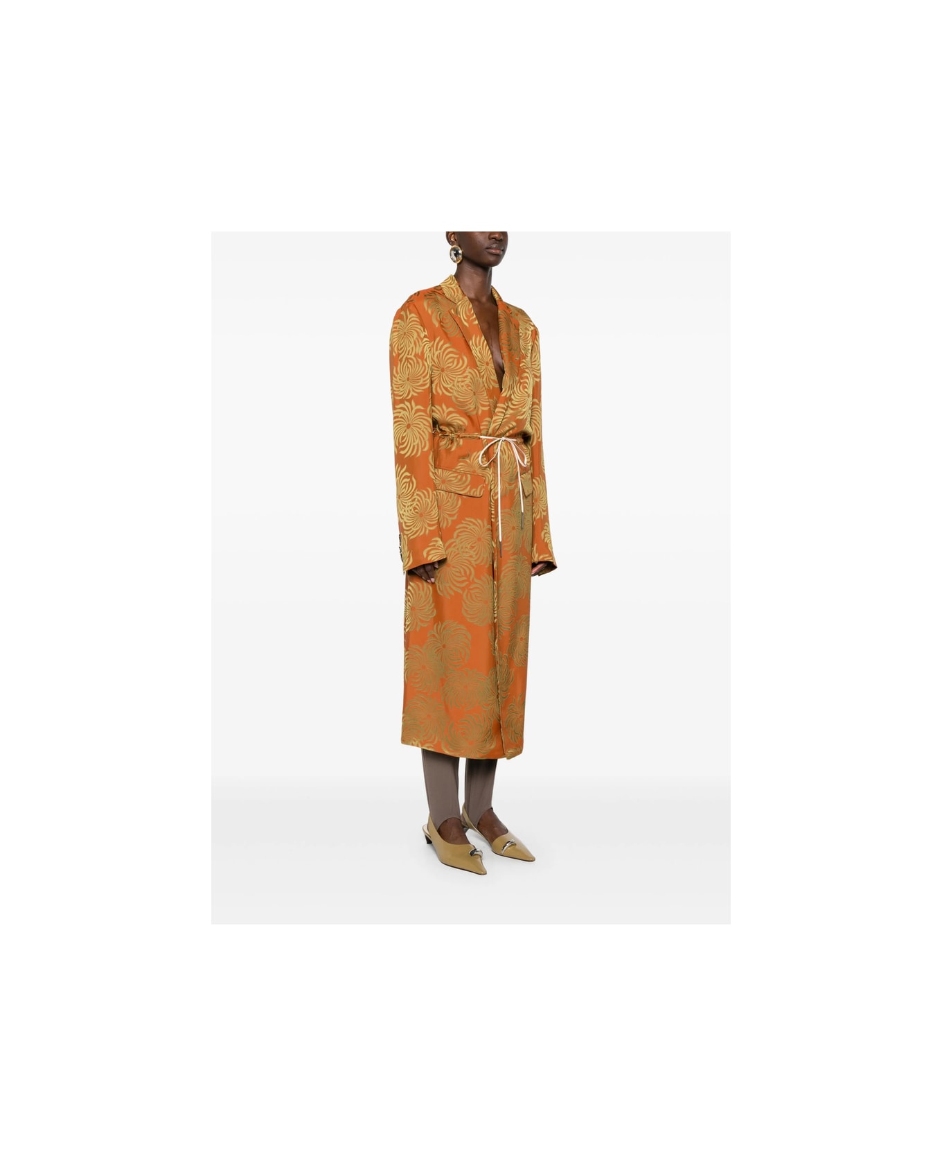 Dries Van Noten Coat - ORANGE