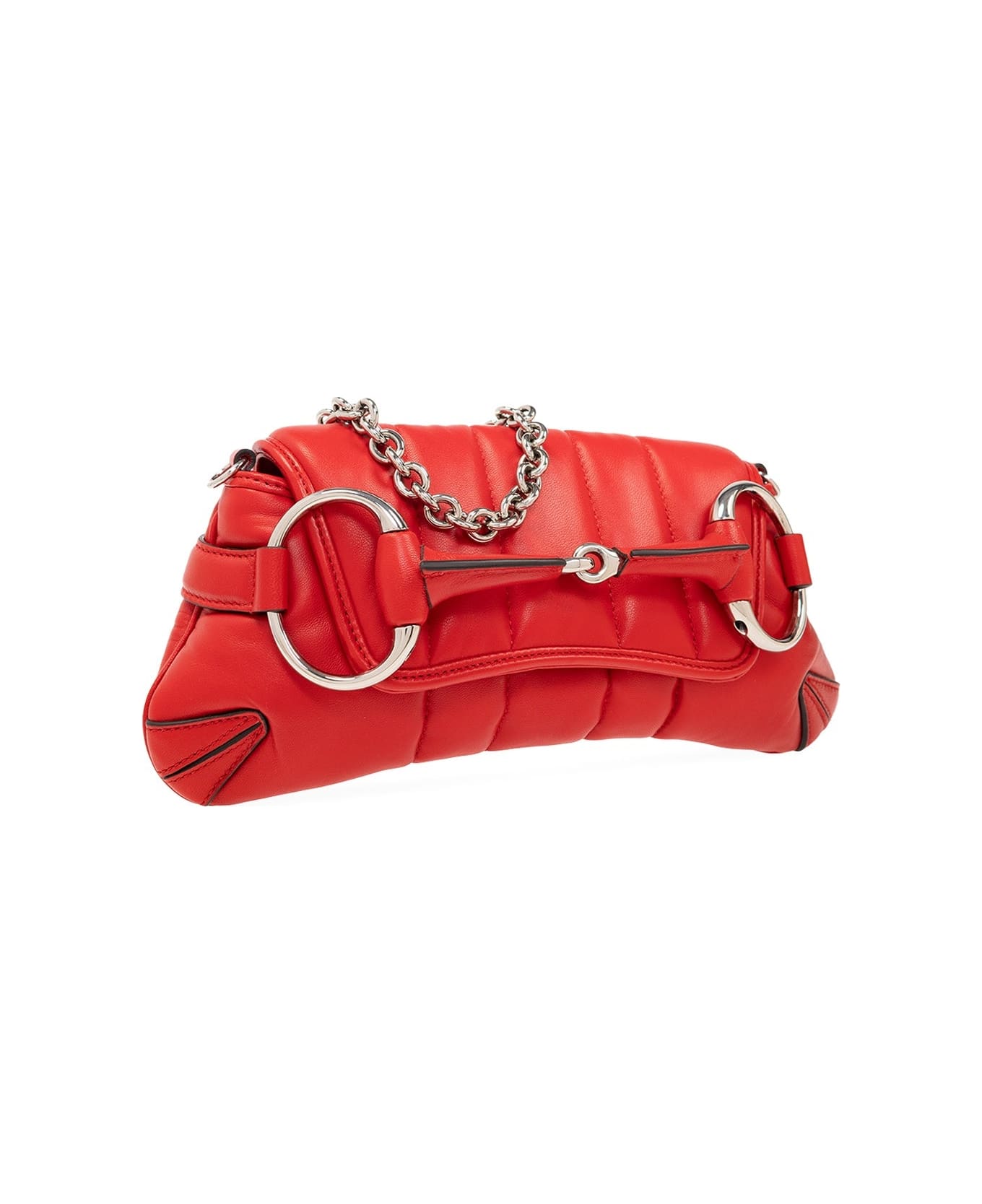 Gucci Horsebit Chain Small Bag - Red
