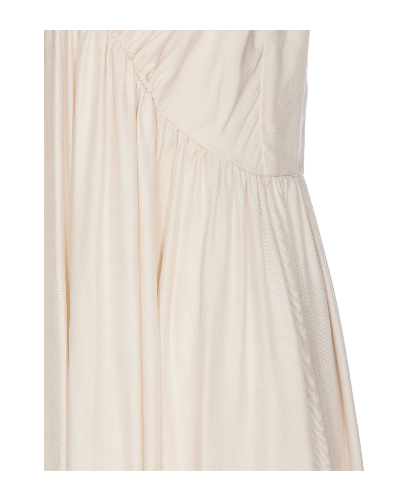 Pinko Tecno Popeline Long Dress - White