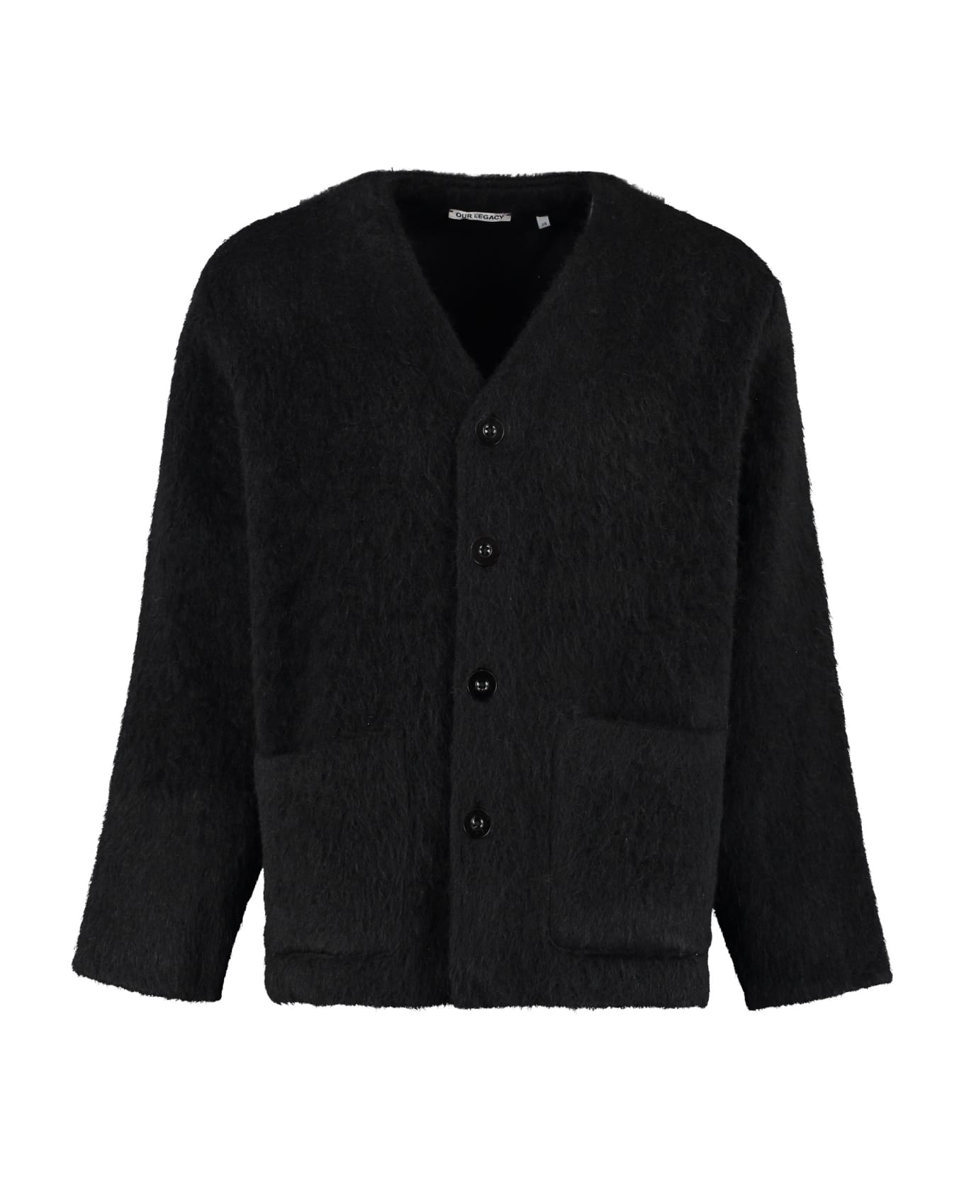 Our Legacy Cardigan With Buttons - black