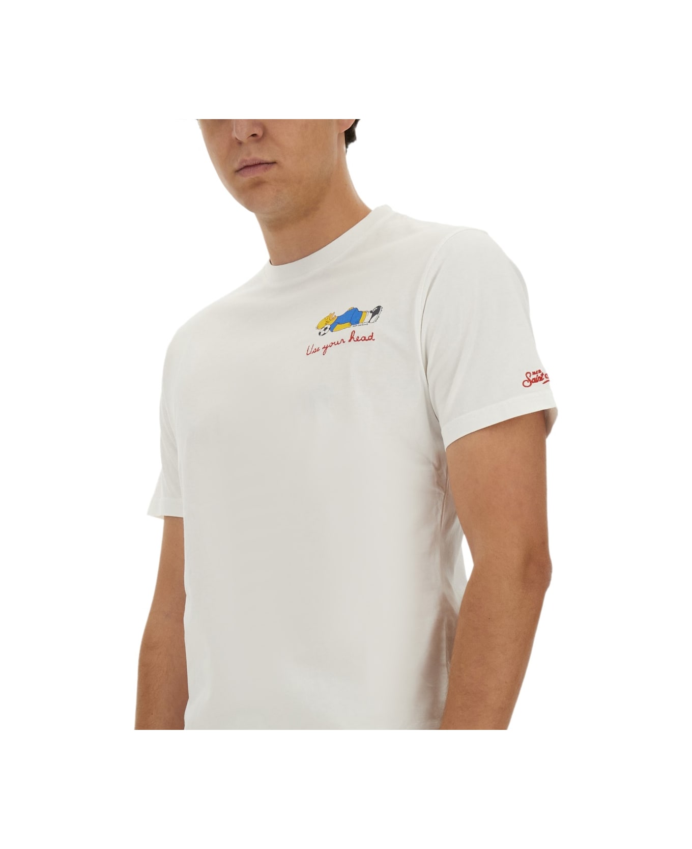 MC2 Saint Barth Cotton T-shirt - WHITE