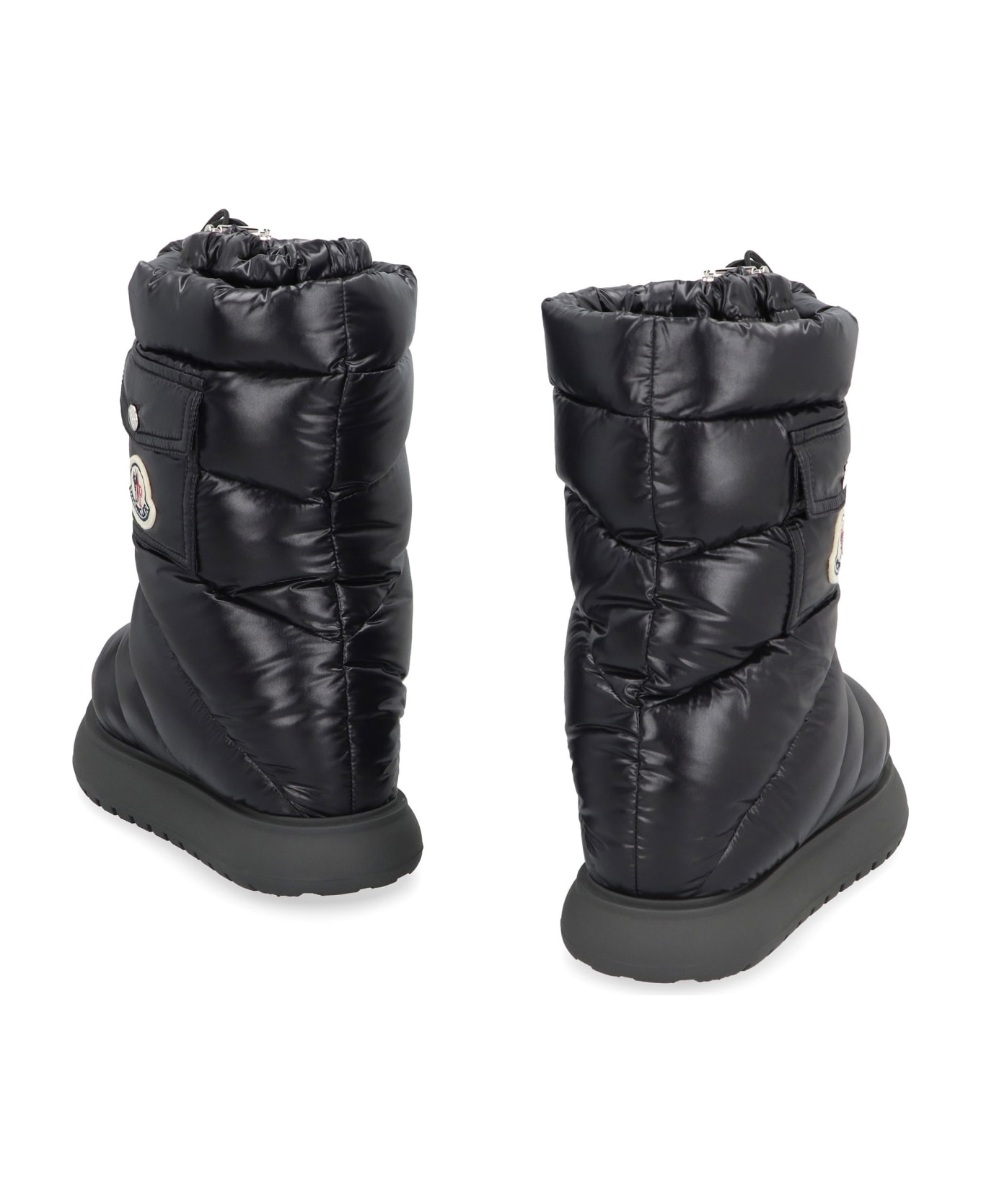 Moncler Gaia Nylon Boots - black