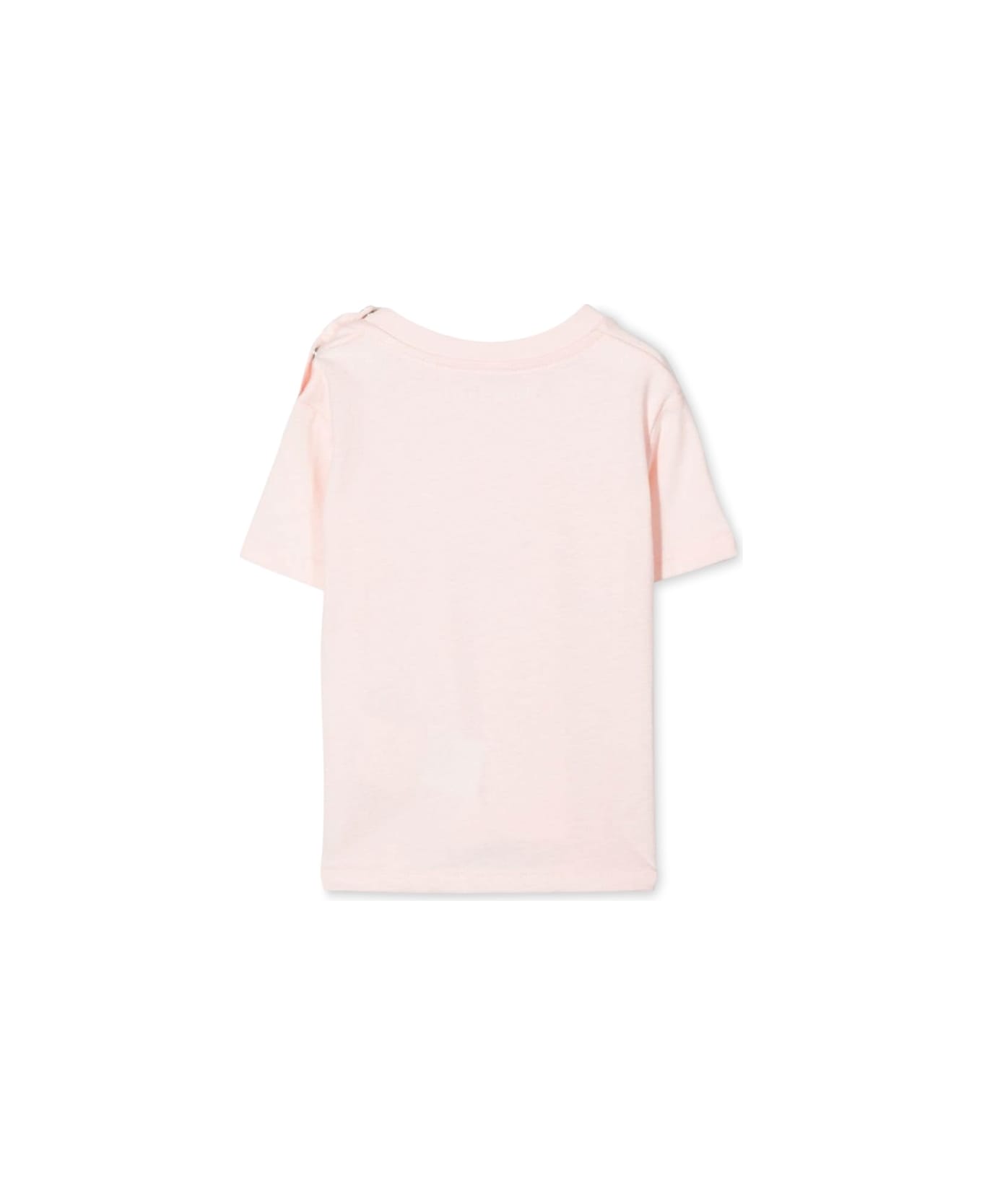 Palm Angels Curved Logo T-shirt - PINK