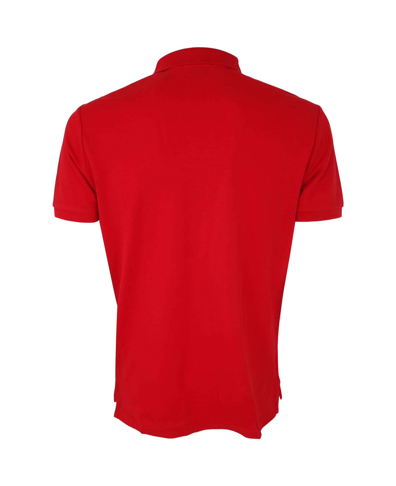 Polo Ralph Lauren Sskcusslm Short Sleeve Knit - Red ポロシャツ