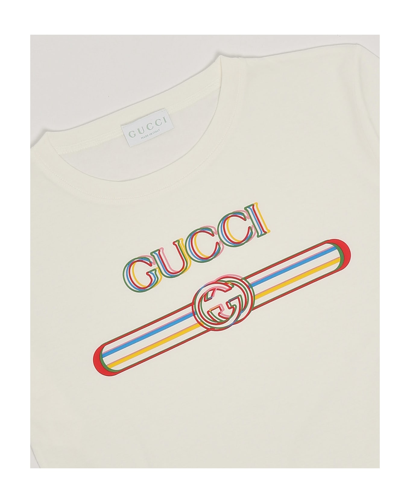 Gucci T-shirt T-shirt - BIANCO-MULTICOLOR