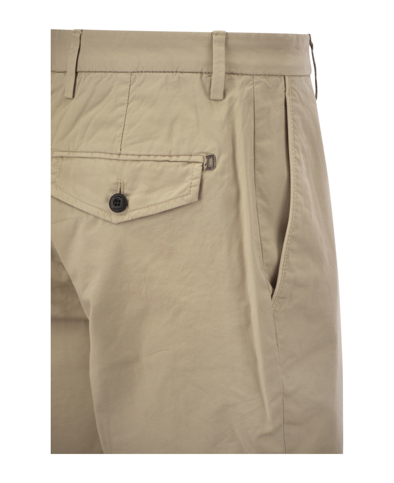Dondup Manheim - Cotton Shorts - Grey
