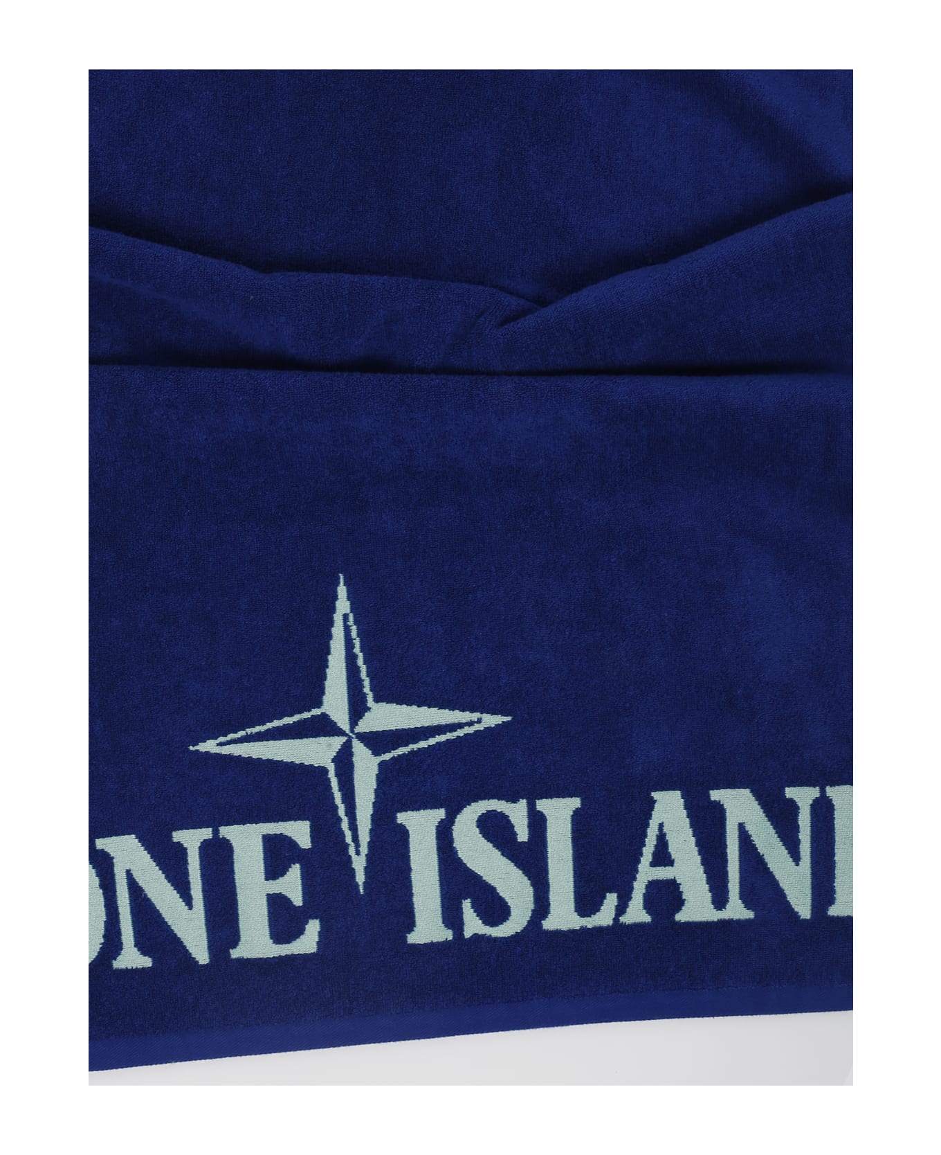 Stone Island Junior Beach Towel Towel - BLU-VIOLA アクセサリー＆ギフト