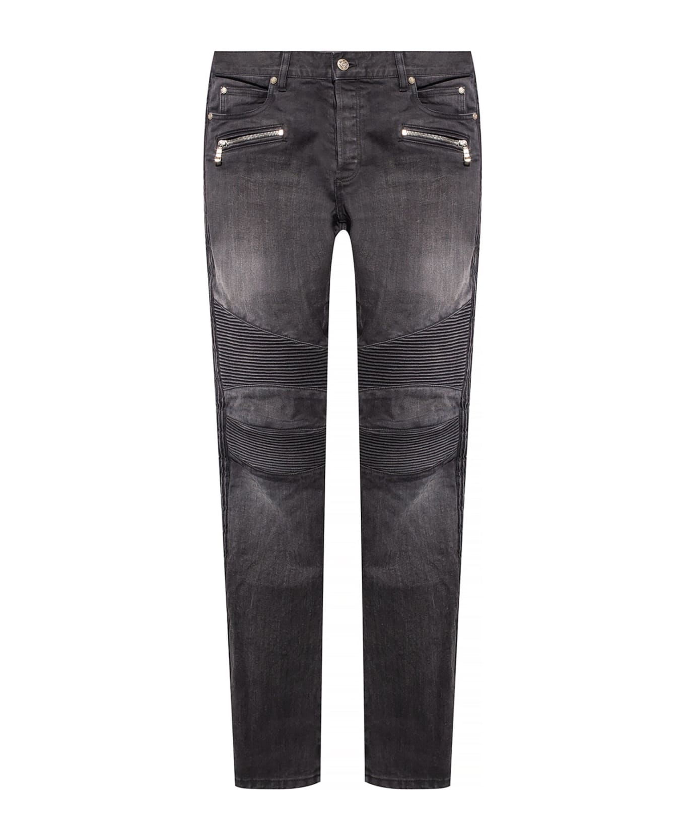 Balmain Cotton Jeans - Gray デニム