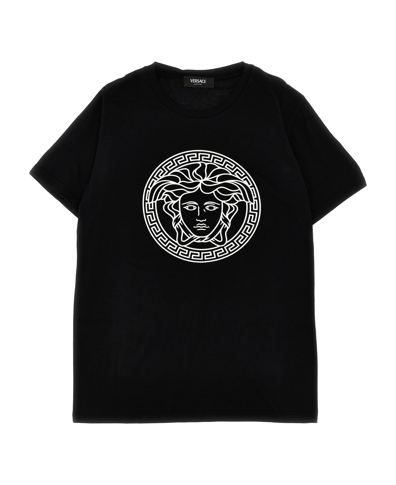 Versace Logo Print T-shirt - Black