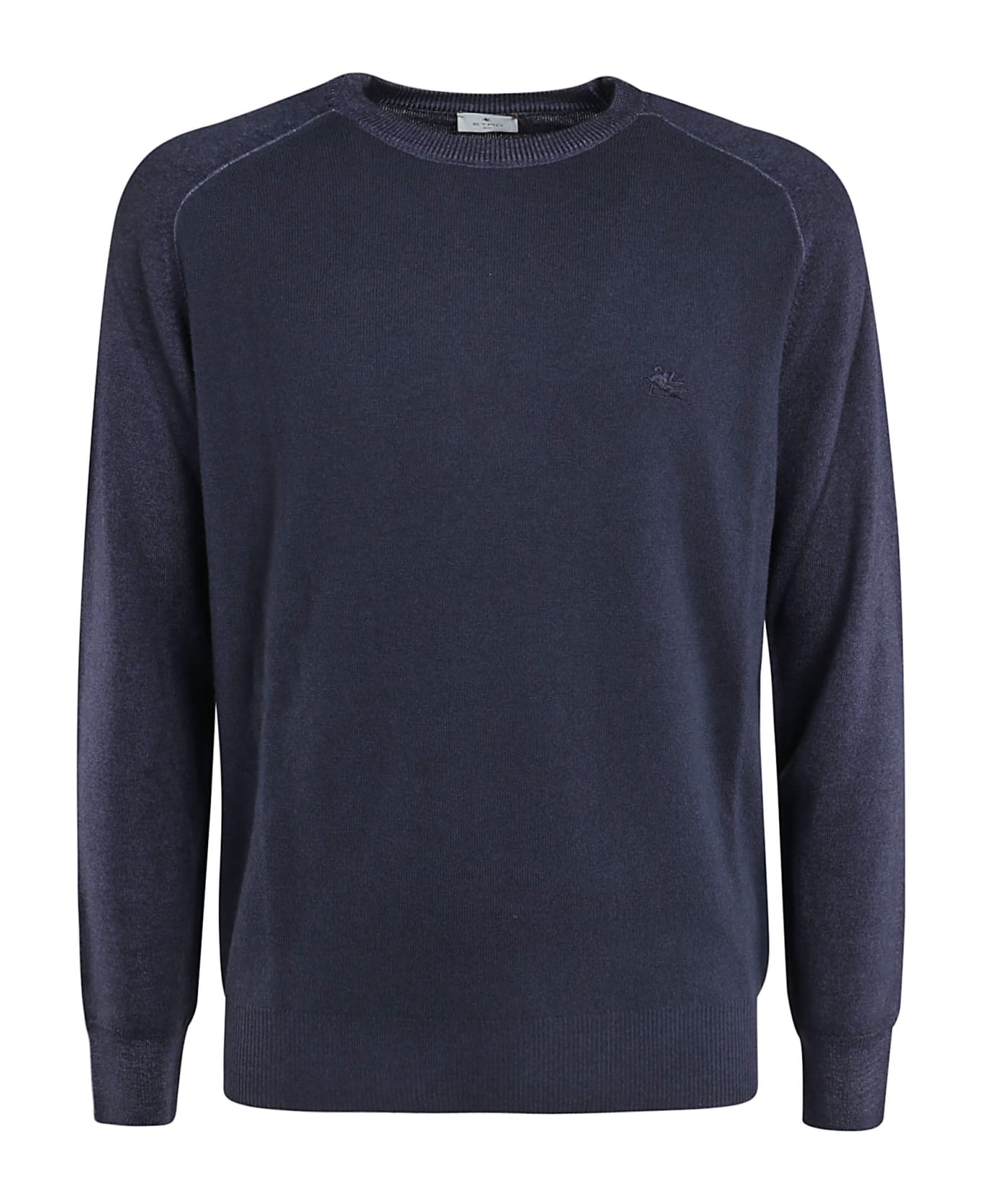 Etro Round Neck Sweater - Blu Navy