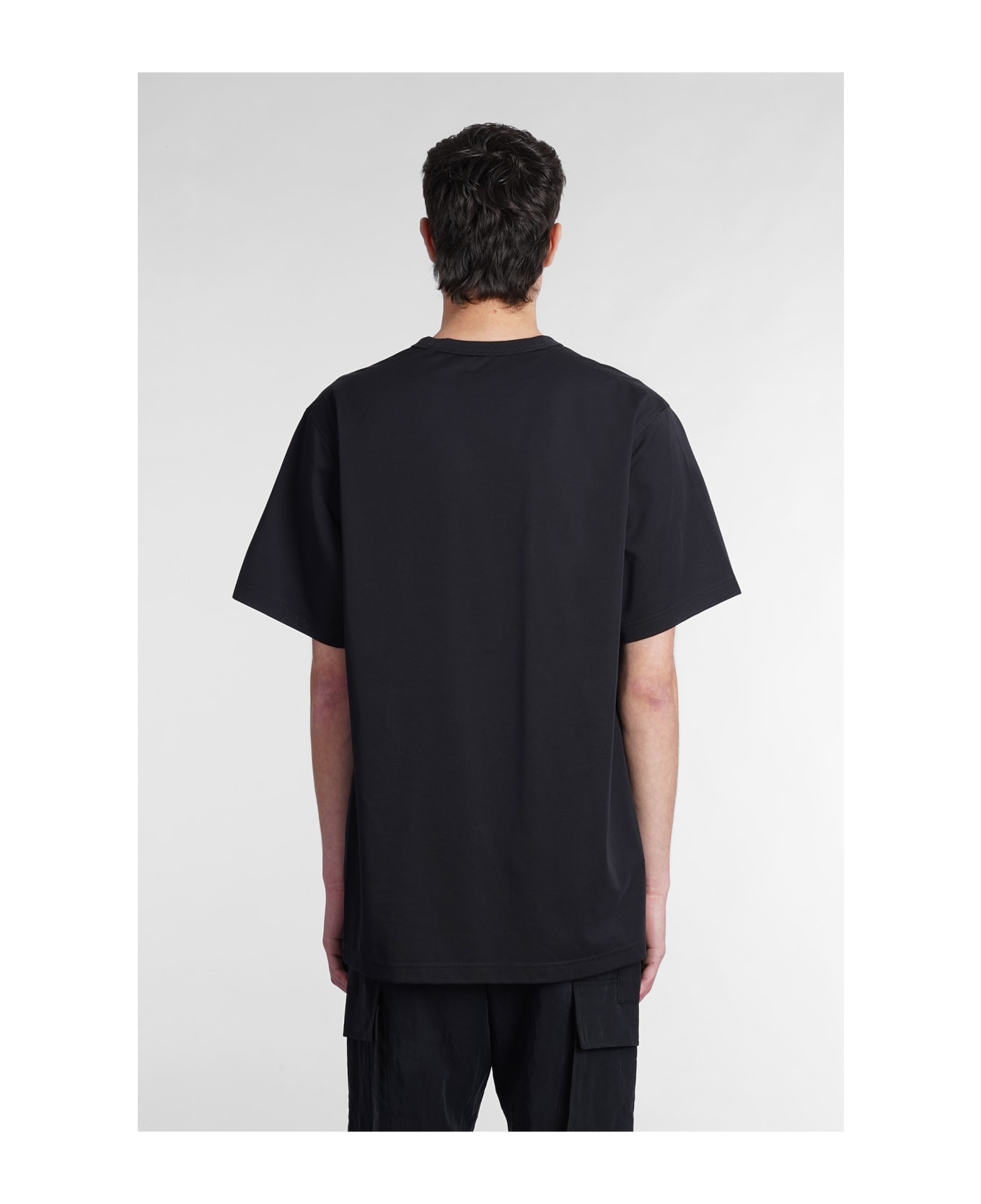 Y-3 T-shirt In Black Cotton - Nero