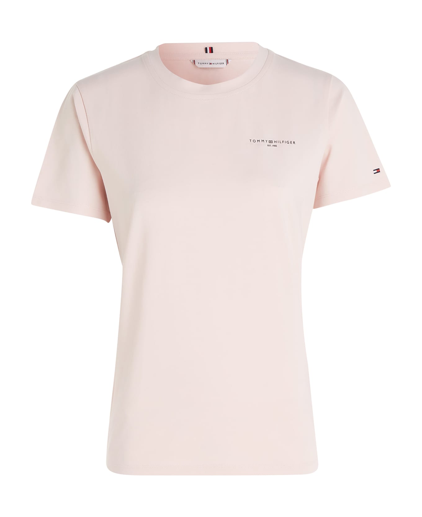 Tommy Hilfiger 1985 Collection Signature T-shirt With Logo - WHIMSY PINK