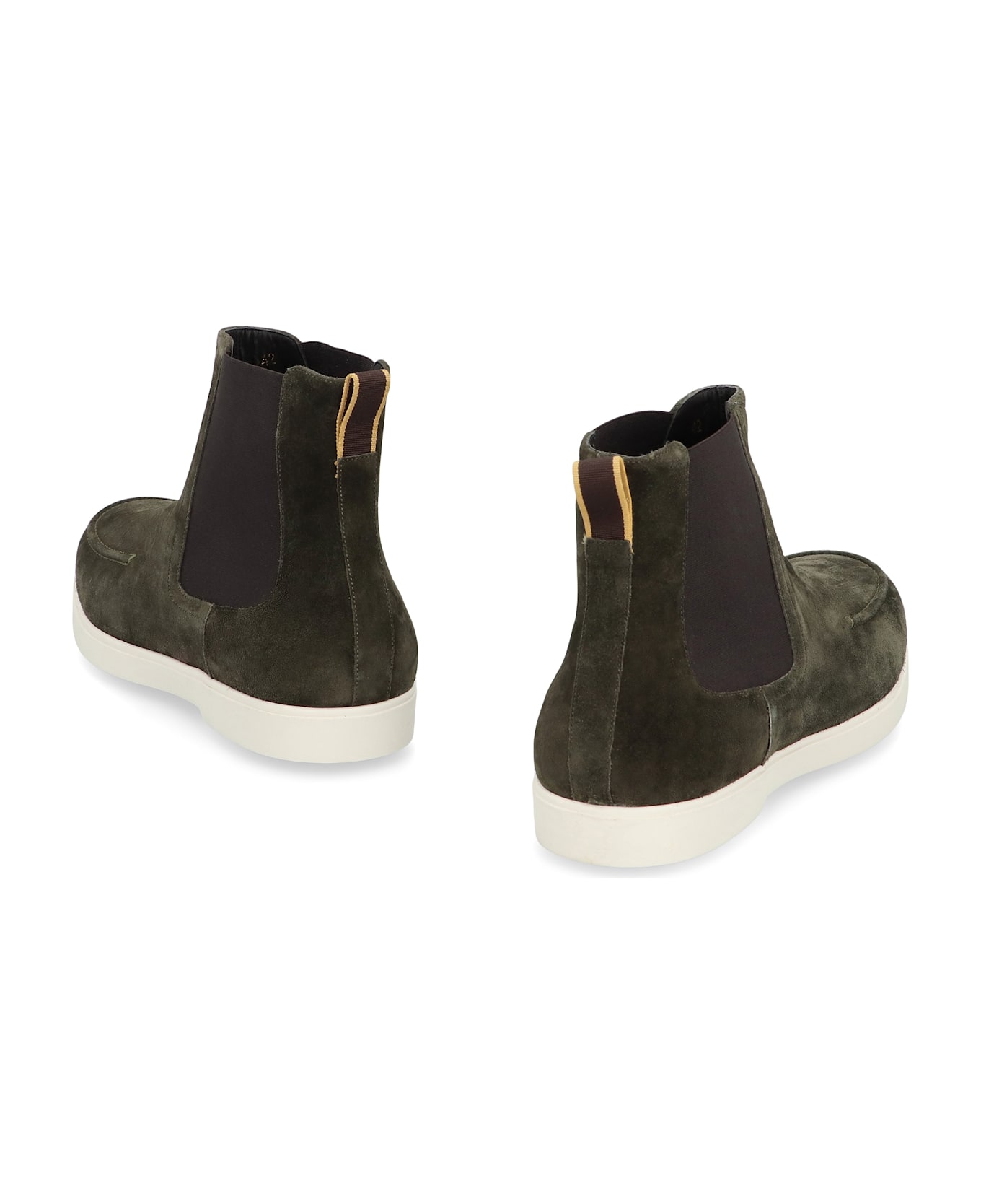 Moorer Cesar Suede Chelsea Boots - green