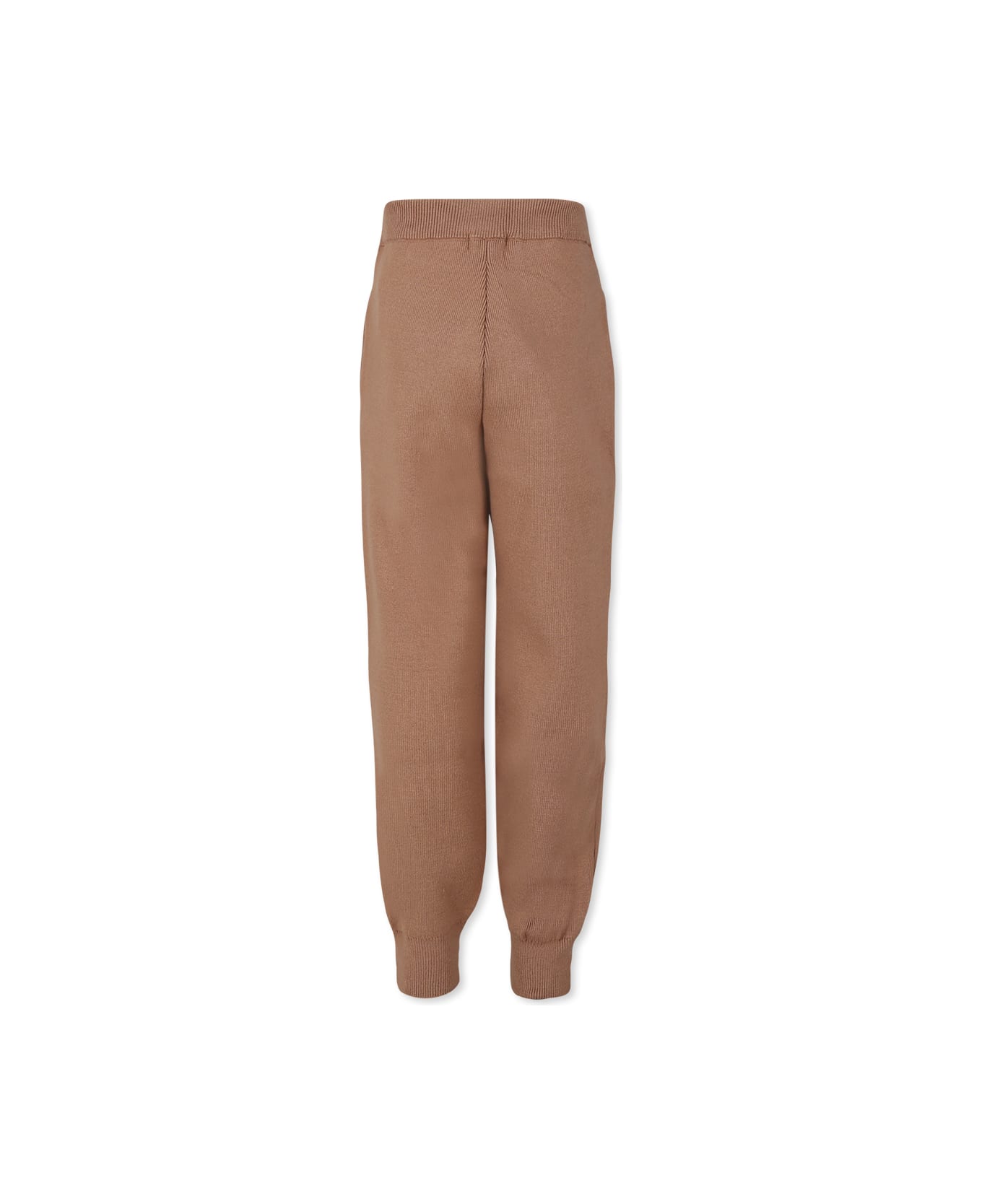 Pinko Brown Trousers For Girl With Logo - Brown
