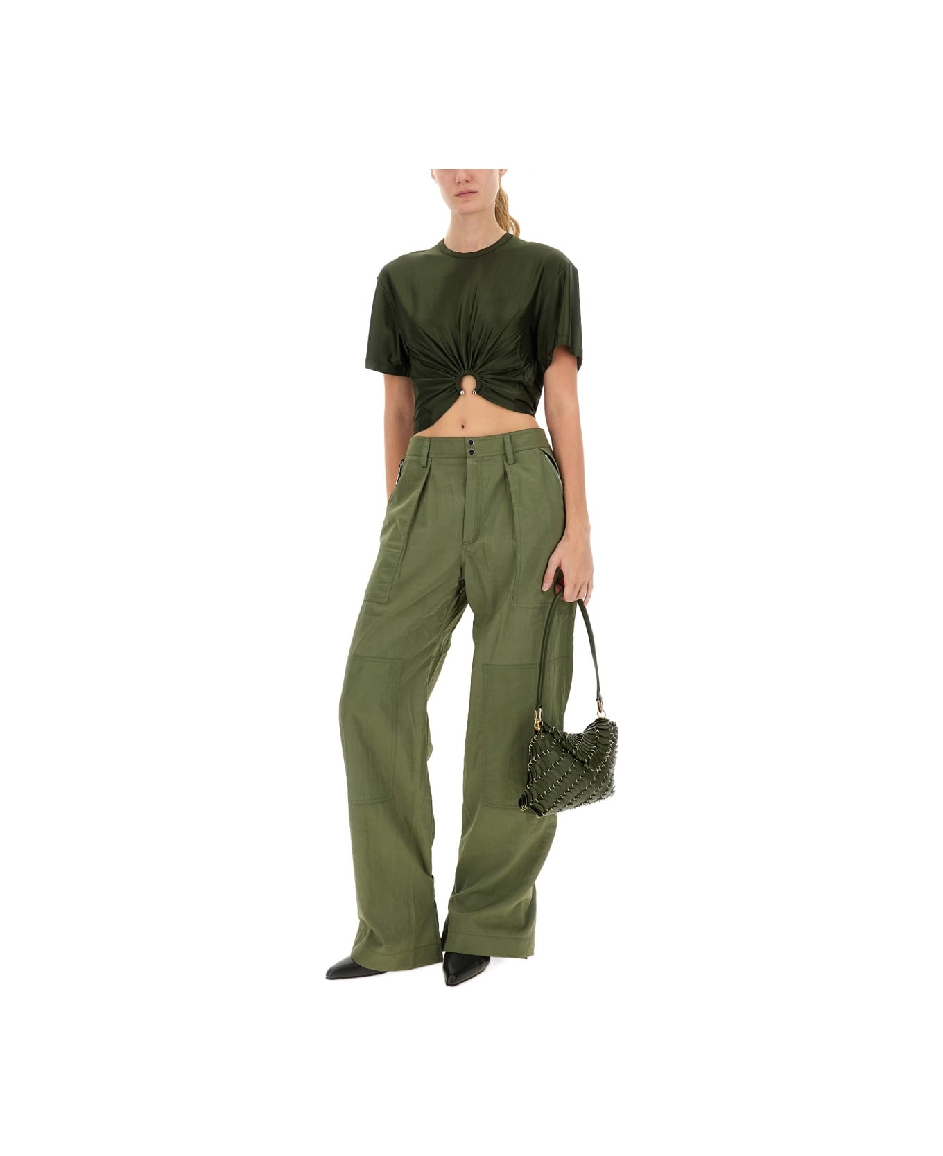 Paco Rabanne Cargo Pants - GREEN