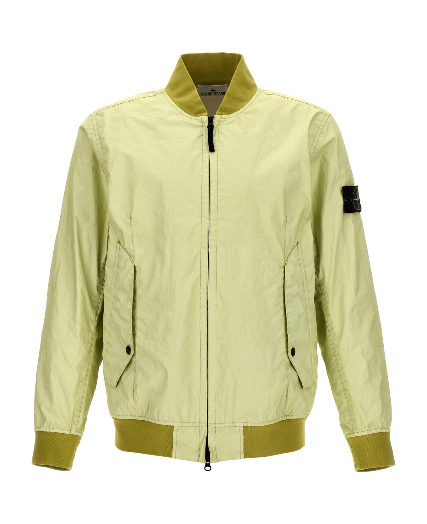 Stone Island 'membrana 3l Tc' Bomber Jacket - Green