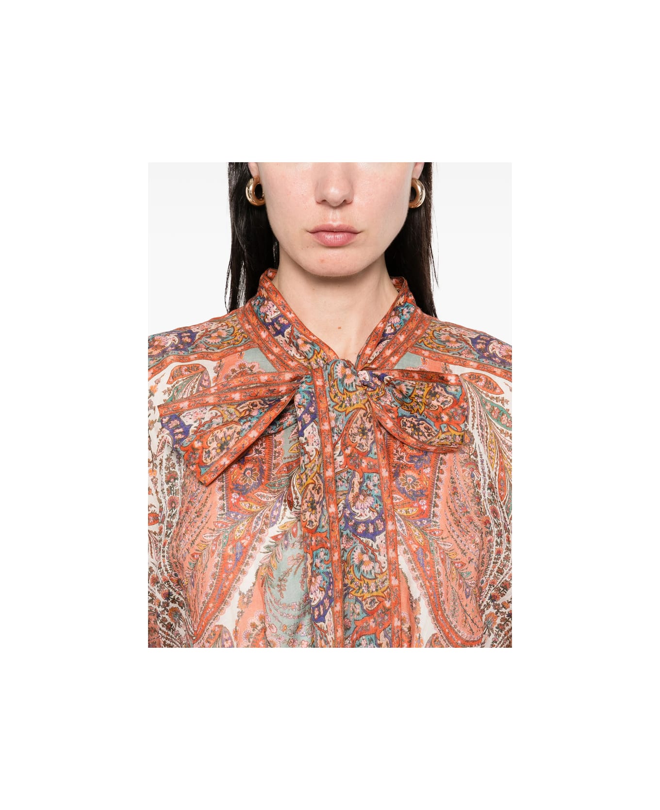 Zimmermann Dress - NEUTRALS/RED