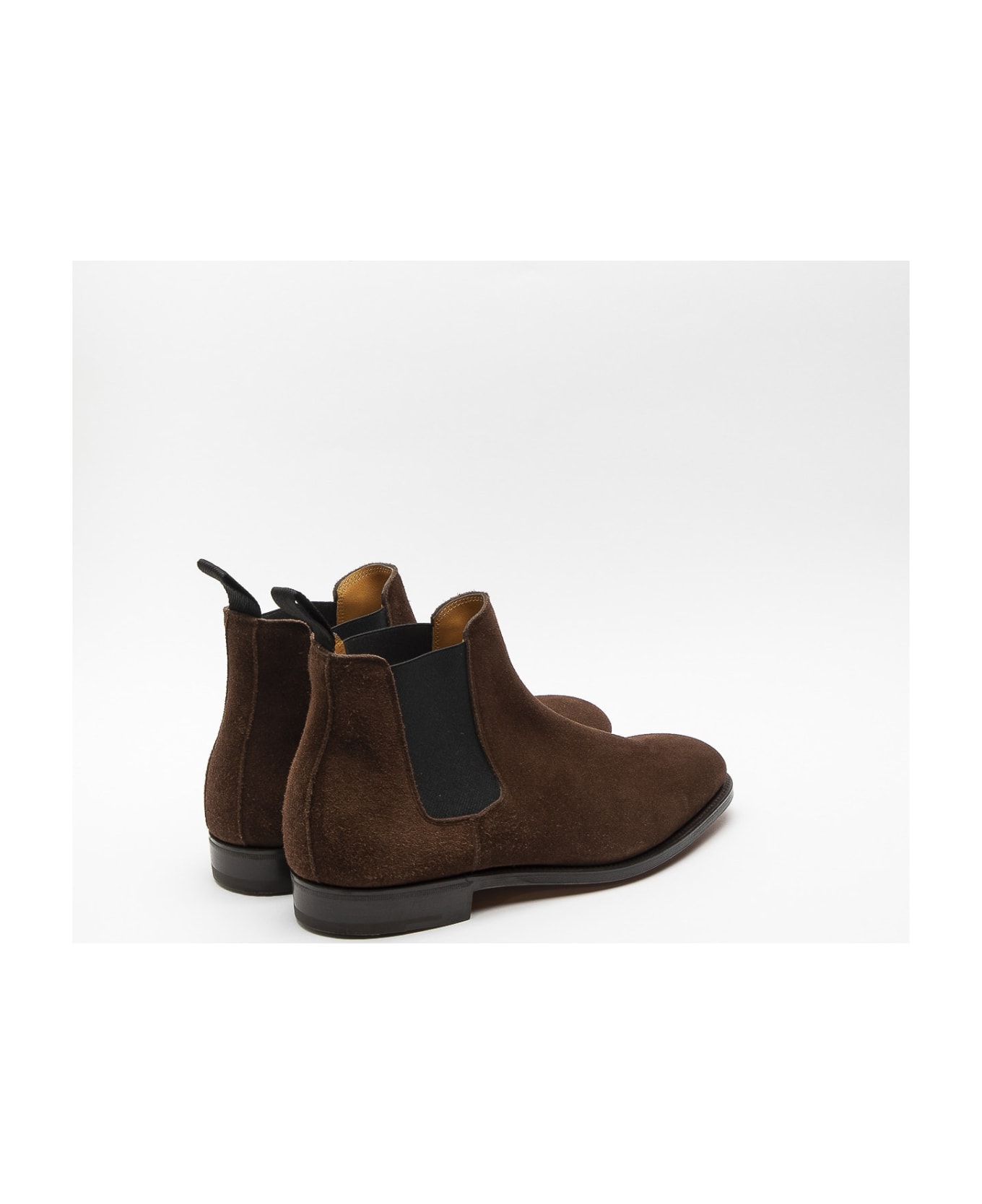 John Lobb Lawry Dark Brown Suede Chelsea Boot (fitting F/ee) italist