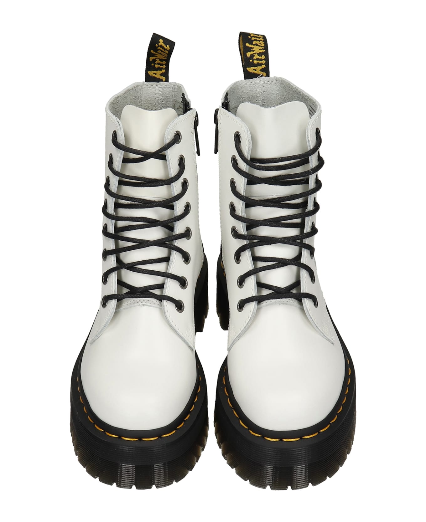 white rubber doc martens