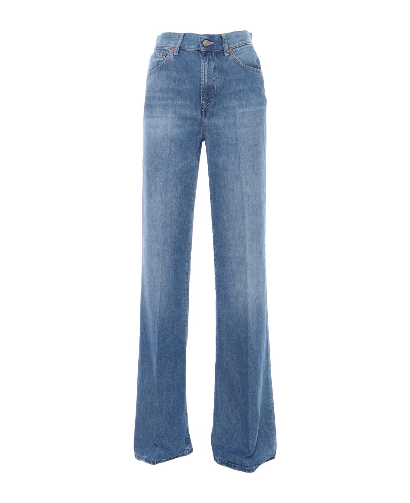 Dondup Blue Flared Jeans - BLUE