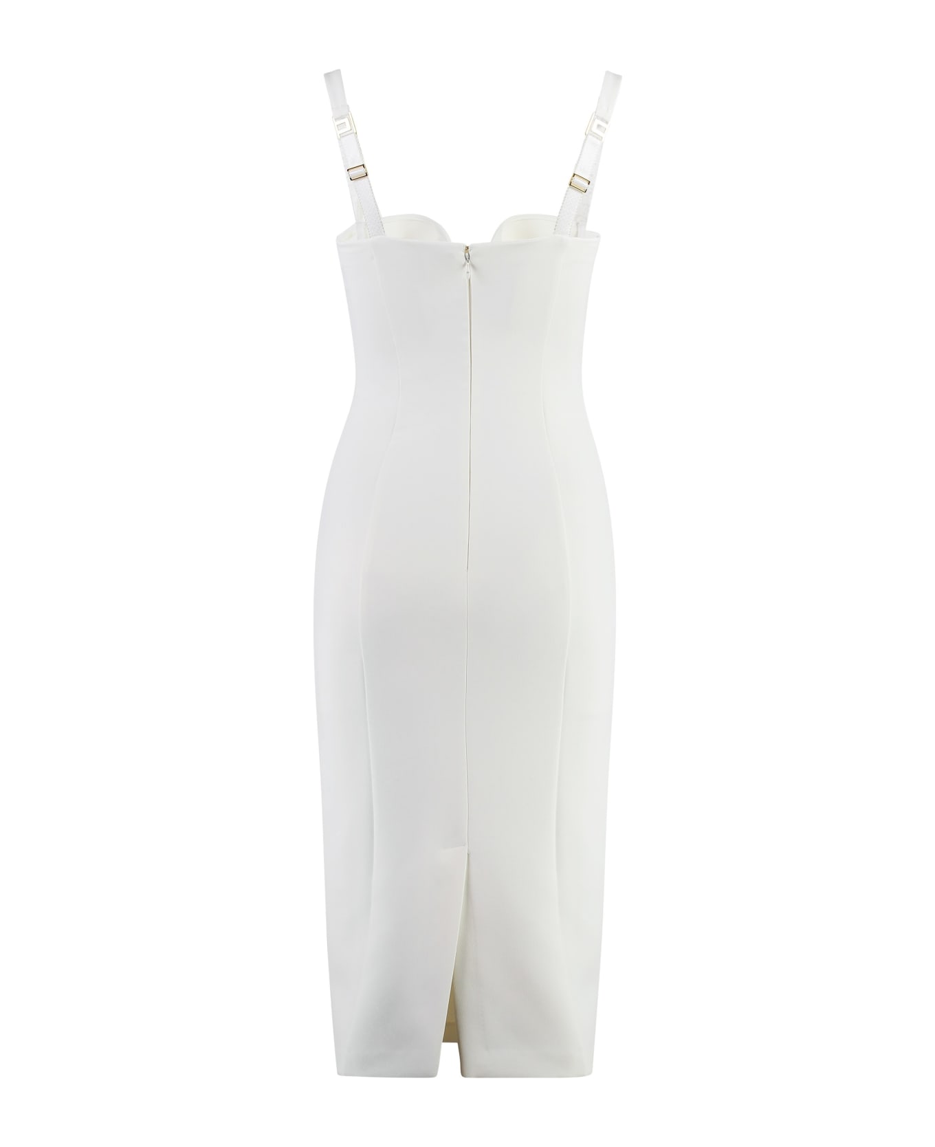 Elisabetta Franchi Sheath Dress - White
