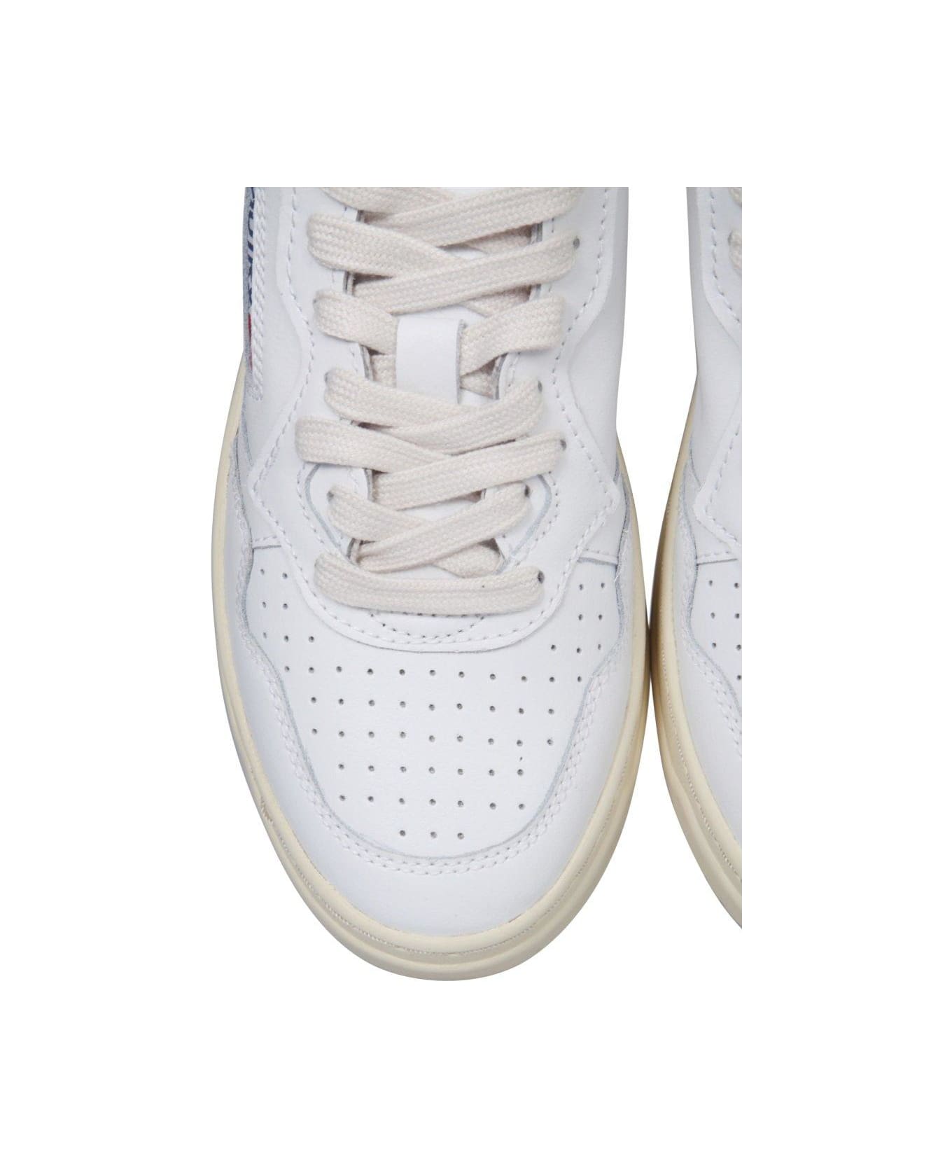 Autry Medalist Lace-up Sneakers - Bianco