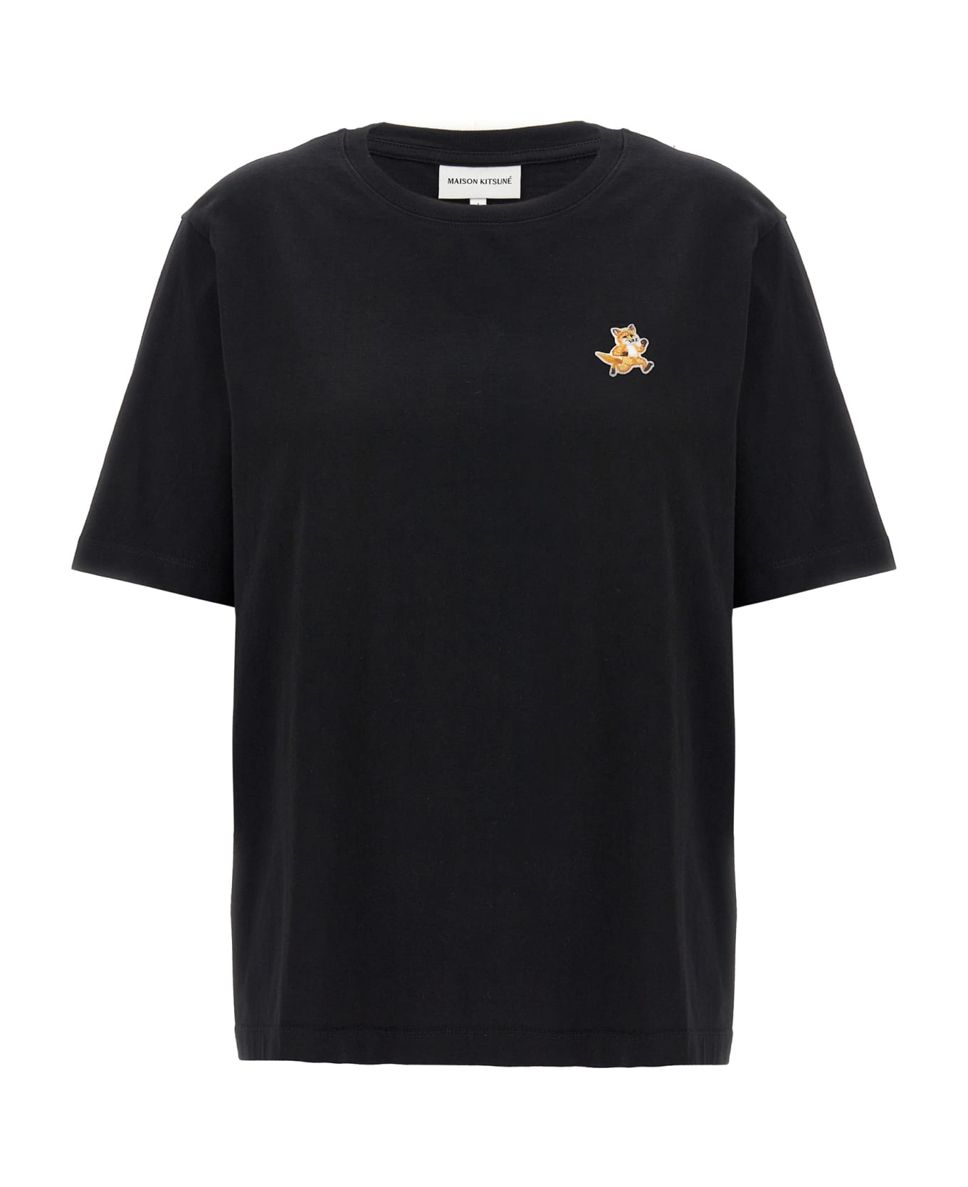 Maison Kitsuné 'speedy Fox' T-shirt - Black  
